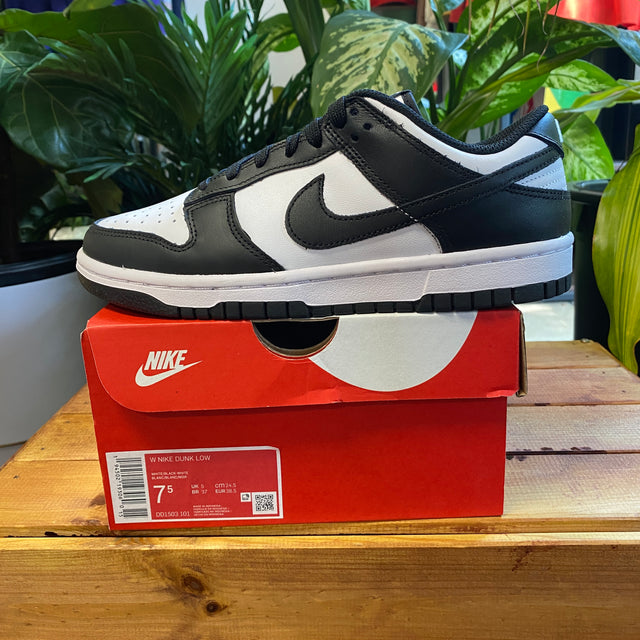 Nike Dunk Low Retro White Black, Mens 7.5, W9
