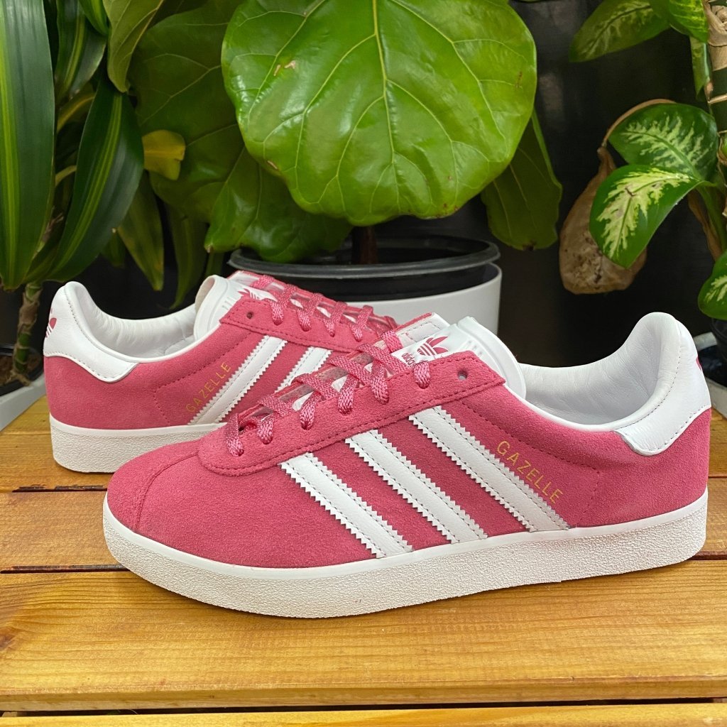 Adidas gazelle pink mens best sale