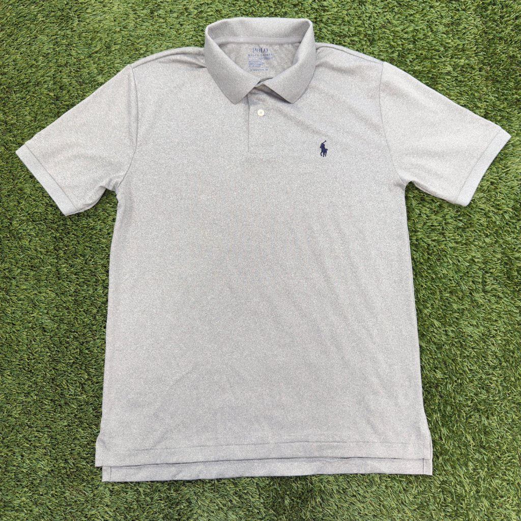 POLO RALPH LAUREN 銀ボタン イタリア製 Polo Ralph Lauren Dri Fit Polo, S