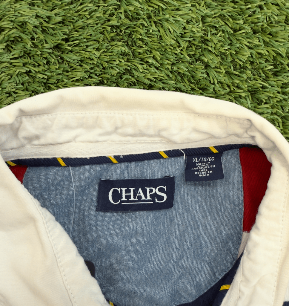 Vintage Chaps Rugby Shirt, XL - Banana Stand