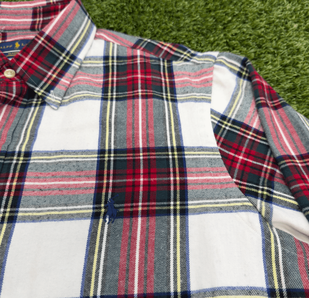 Vintage Ralph Lauren Flannel Button Down, L - Banana Stand