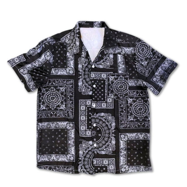 Bandana Print Button Down - Banana Stand