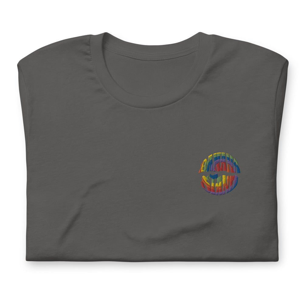 Embroidered tie - dye logo T-shirt - Banana Stand
