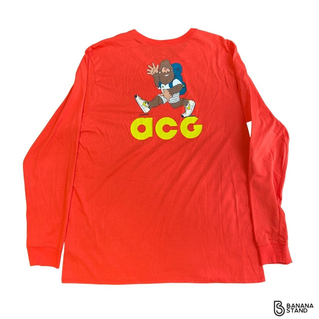 Nike ACG Sasquatch Long Sleeve, Red - Banana Stand