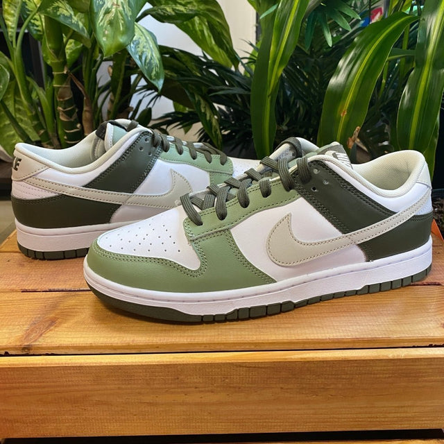Nike Dunk Low Oil Green, Mens 7 / W8.5 - Banana Stand