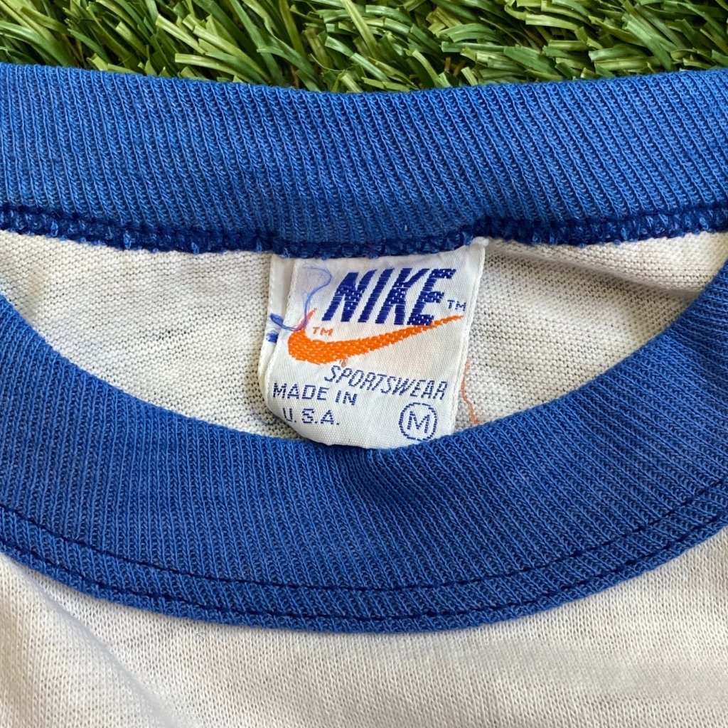 Nike Vintage 1980s 3/4 Sleeve Baseball Shirt, S - Banana Stand