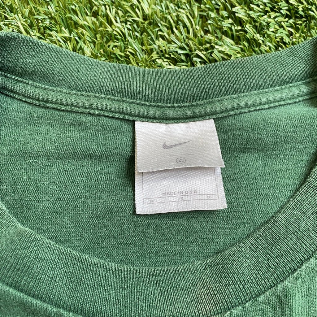 Nike Vintage Green and Gold Long Sleeve Shirt, XL - Banana Stand