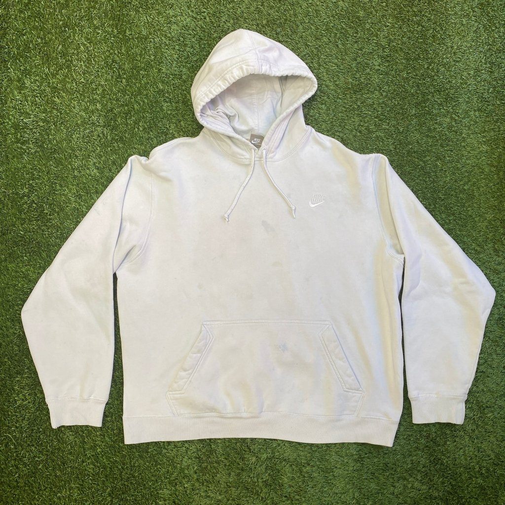 Vintage white sales nike hoodie