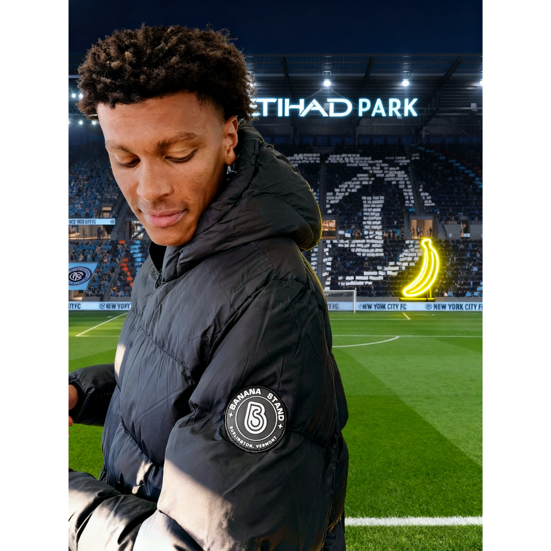 MLS Defender Max Murray of NYCFC Shops at Banana Stand