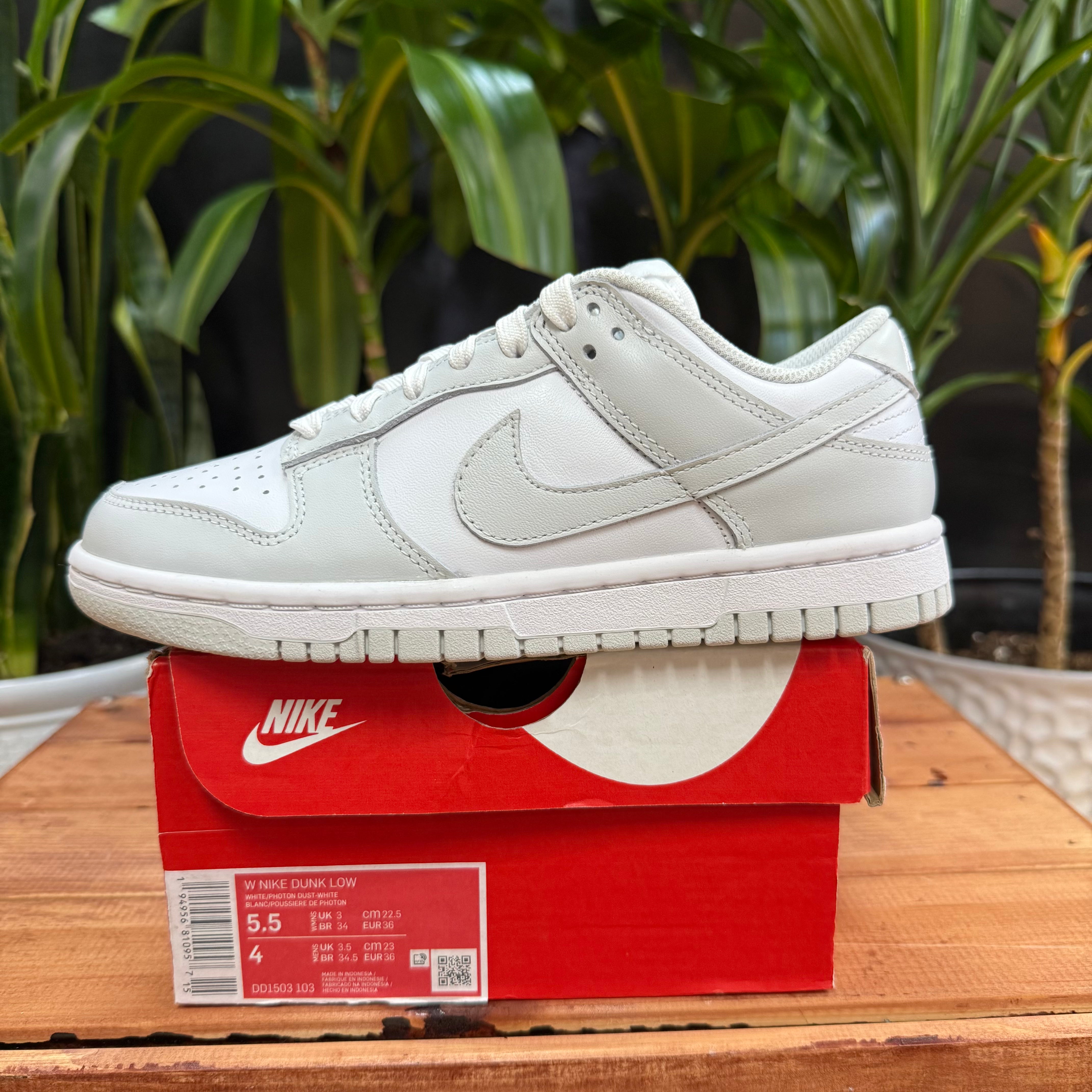 Nike Dunk Low Photon Dust, Mens 4, W5.5