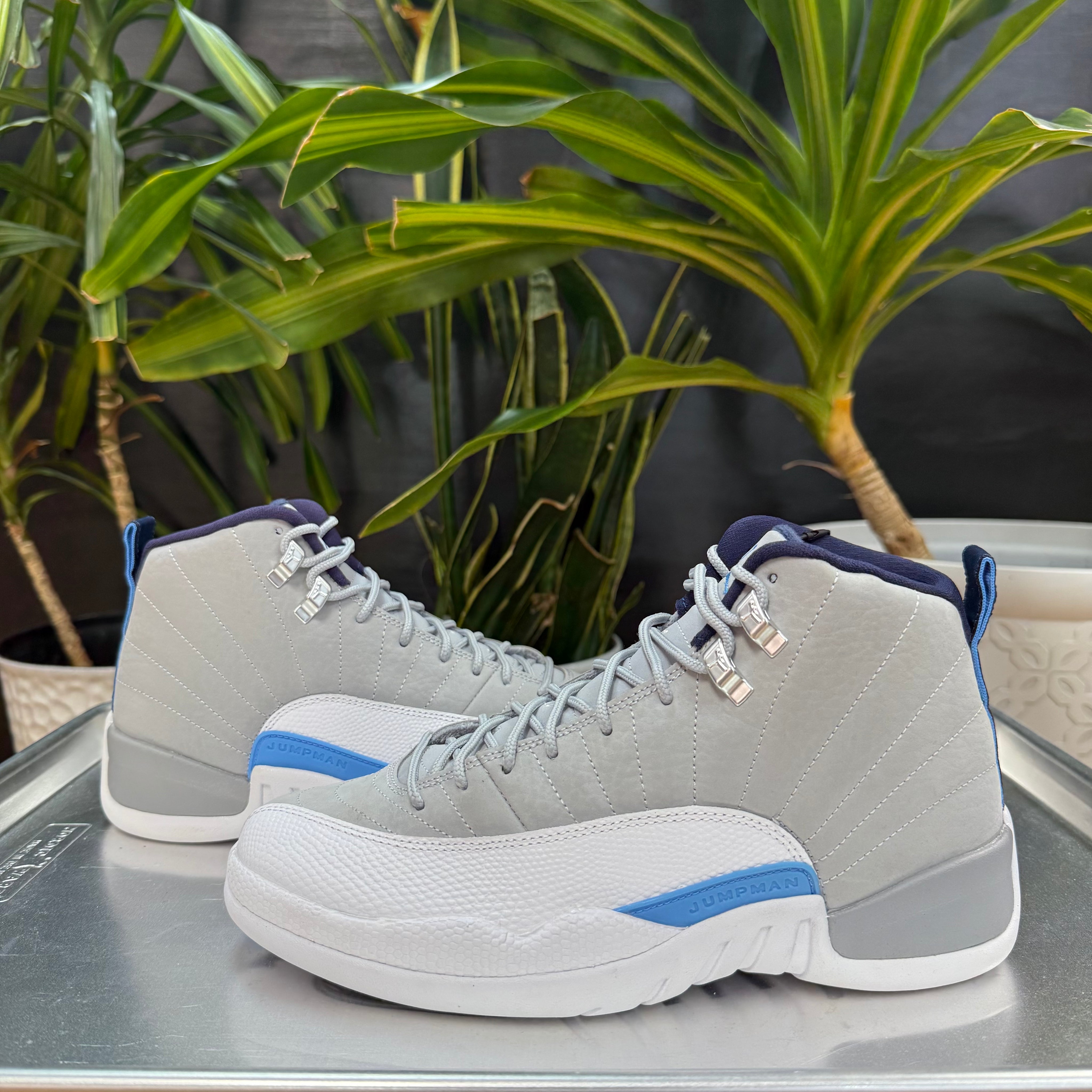 Jordan Retro 12 Grey University Blue