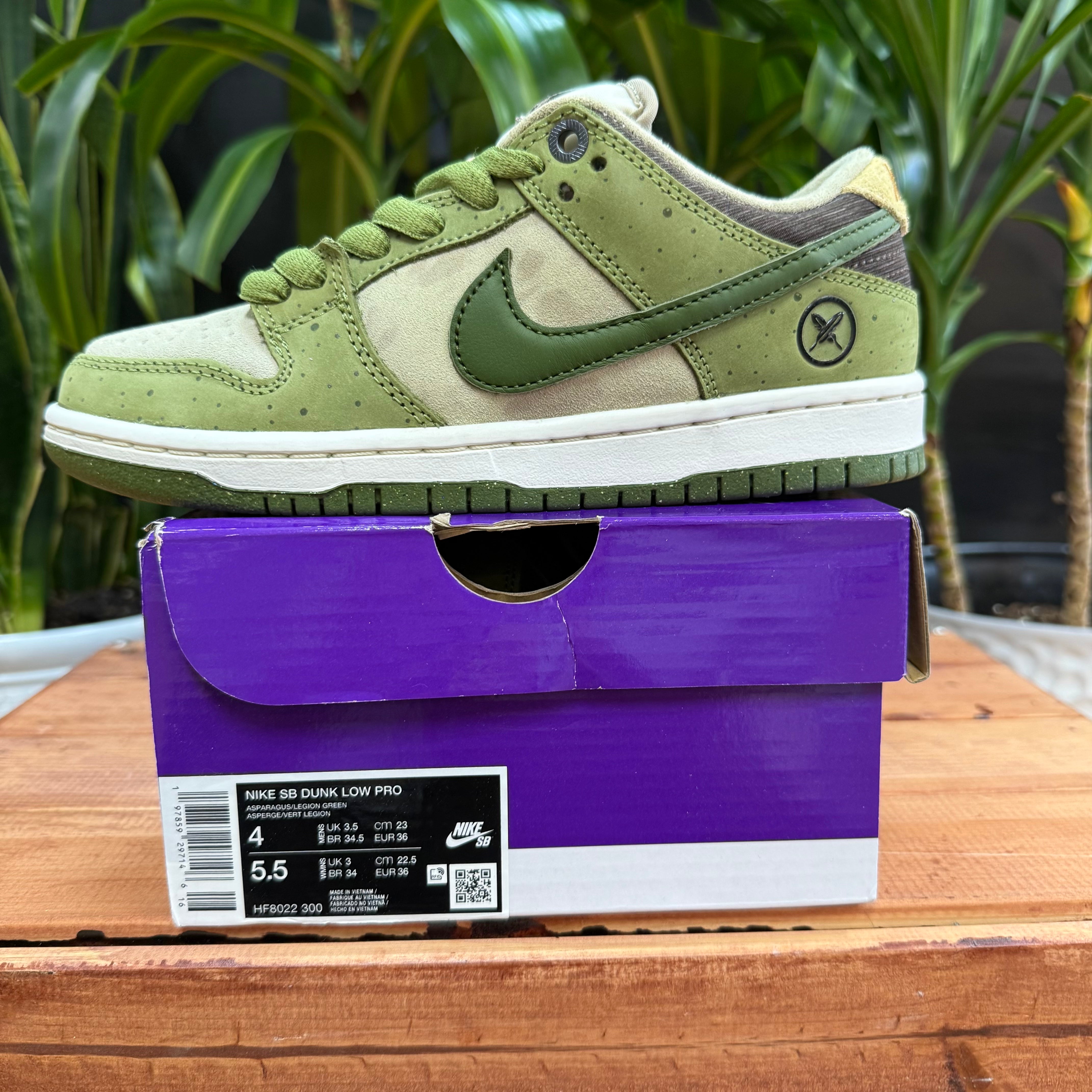 Nike SB Dunk Low x Yuto 'Matcha', Mens 4, W5.5