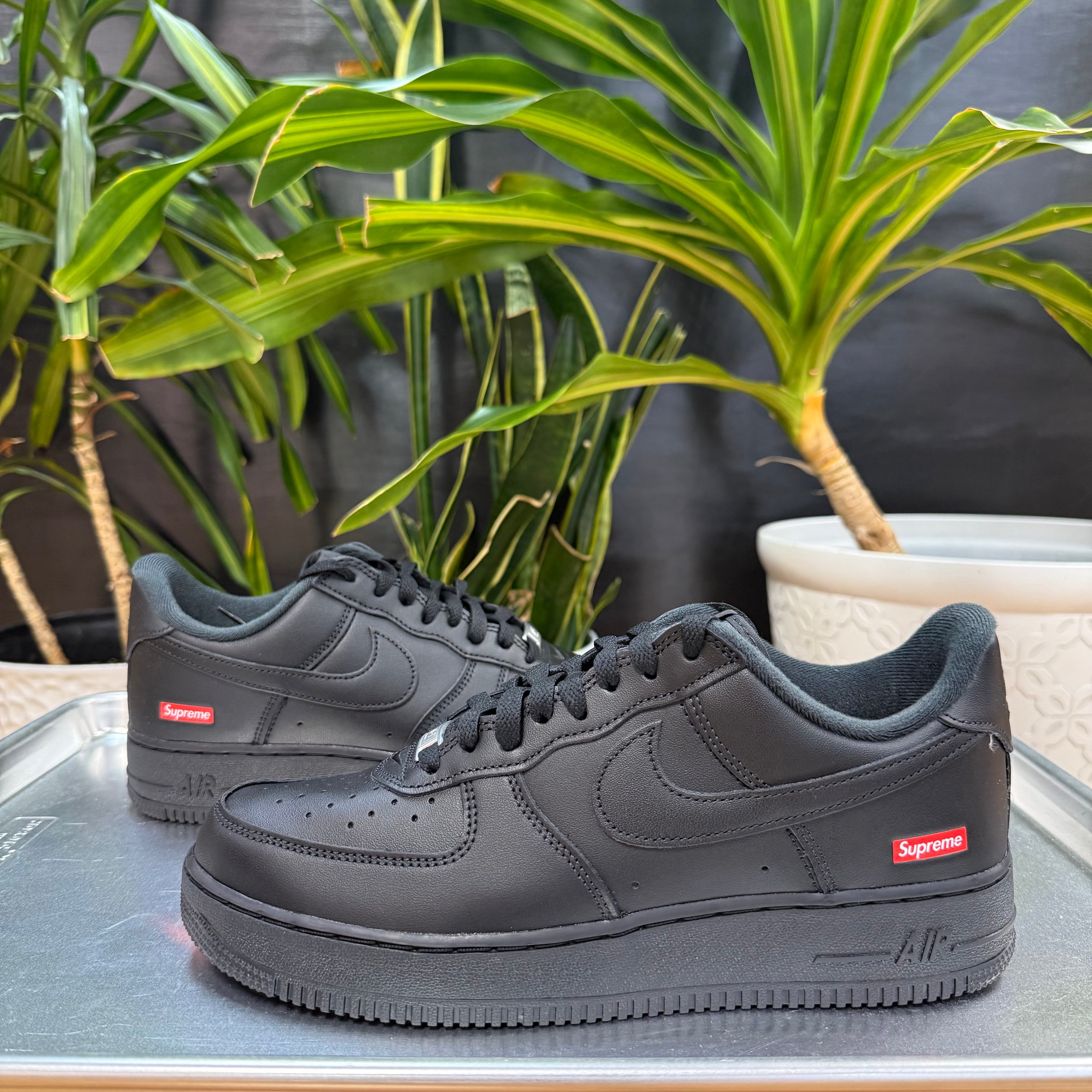 Supreme X Air Force 1 Low 'Box Logo Black'