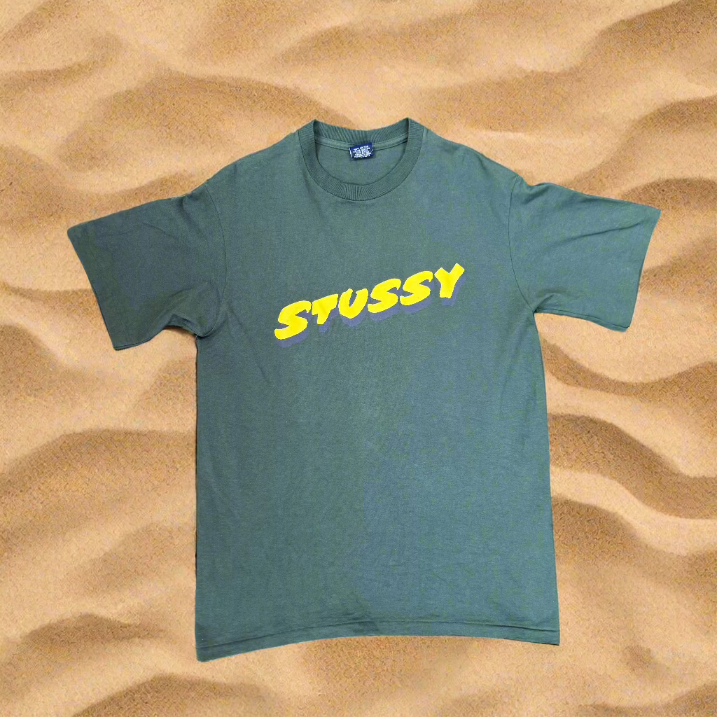Vintage Stussy Graphic T-shirt 90's Single Stitch