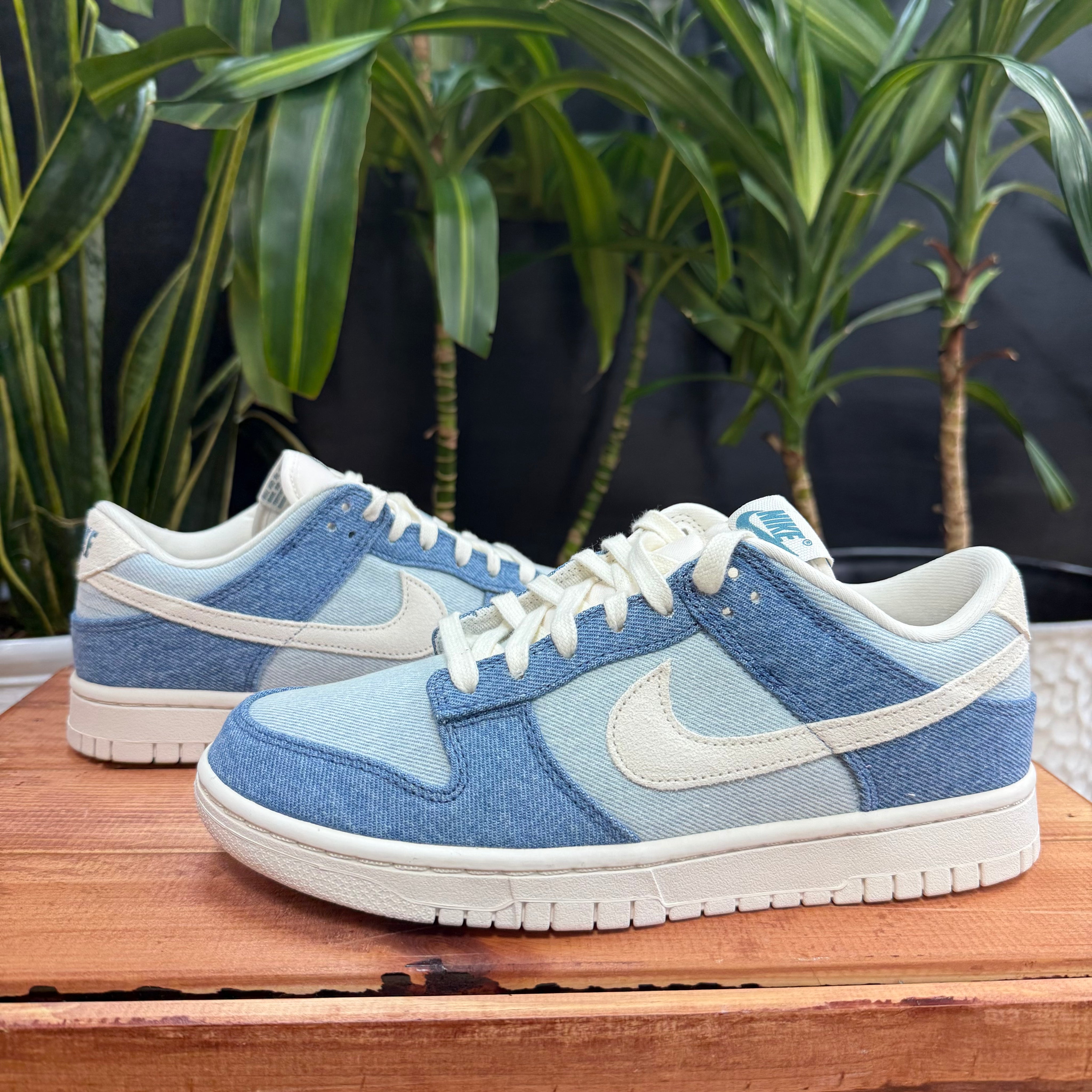 Nike Dunk Low 'Smokey Blue Denim Turquoise', Mens 7, W8.5