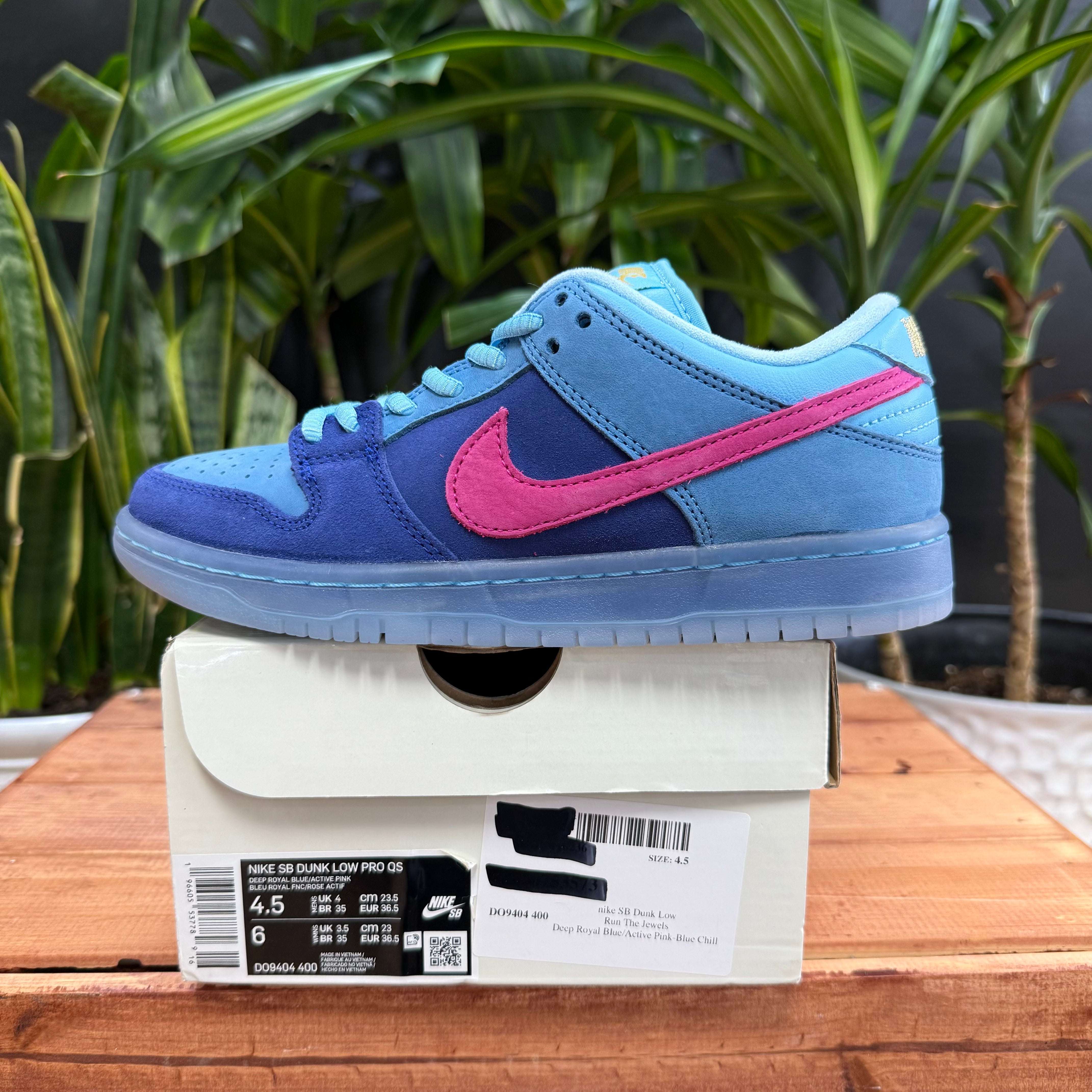 Nike Run The Jewels x Dunk Low SB, Mens 4.5, W6