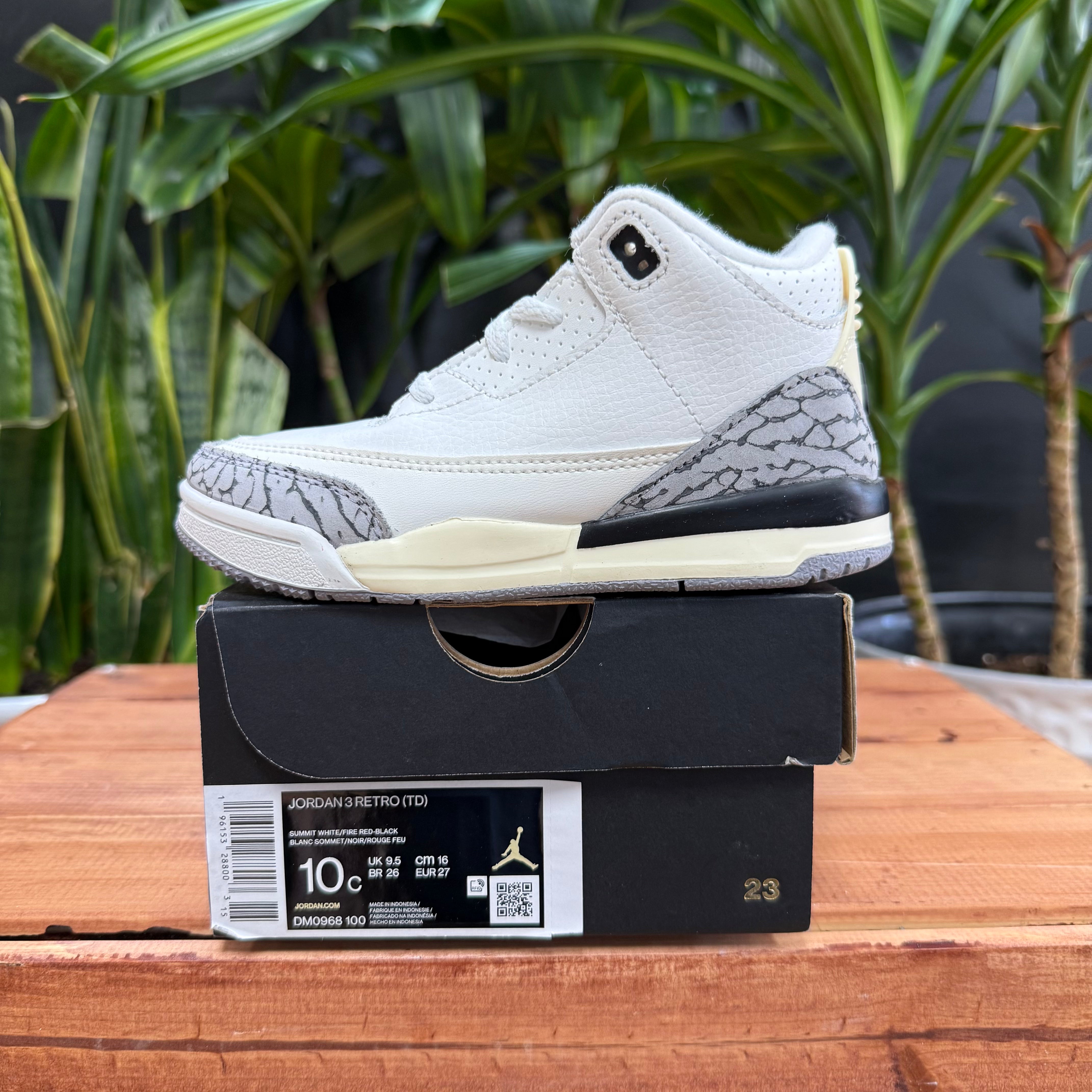 Nike Air Jordan 3 White Cement Reimagined, 10C