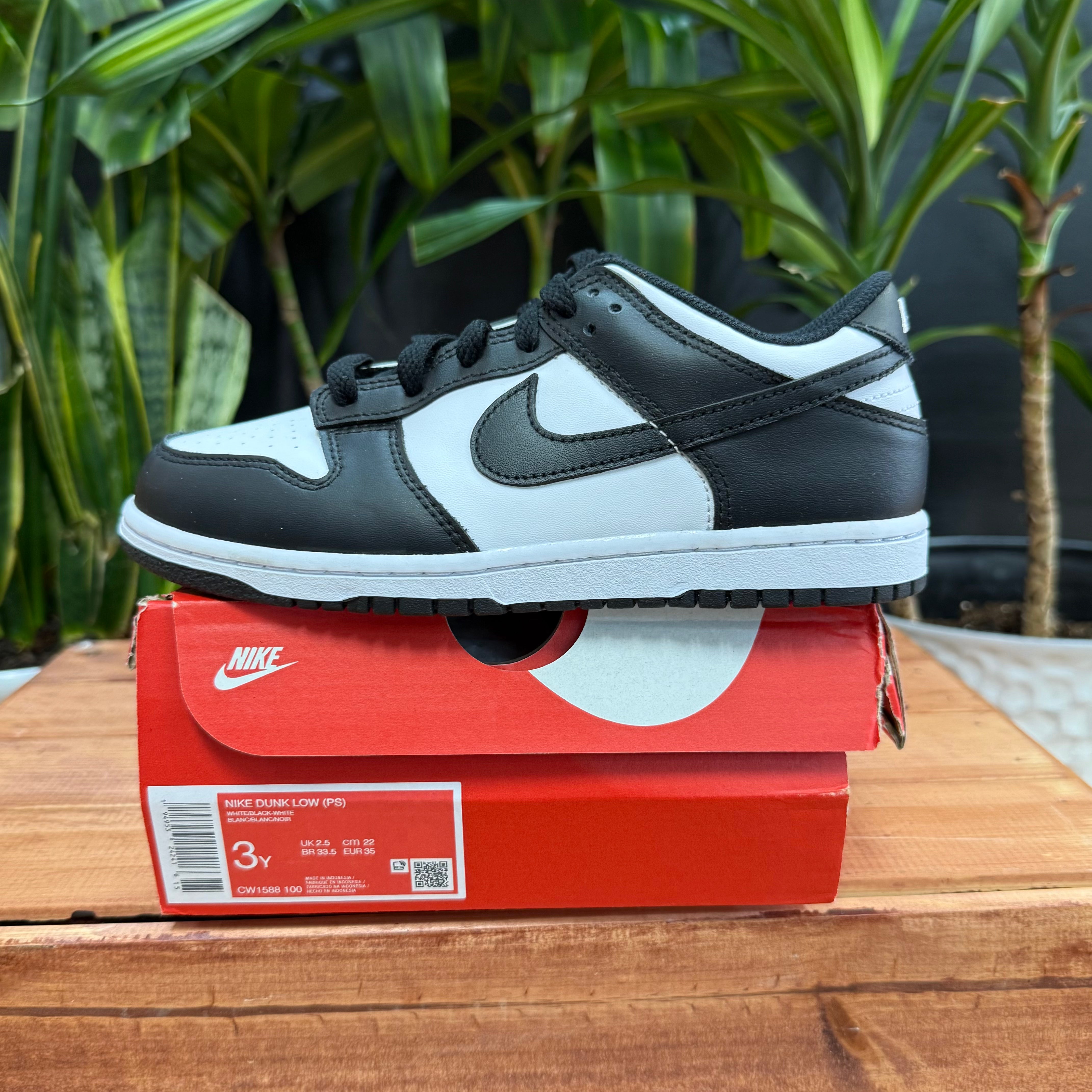 Nike Dunk Low Retro White Black Panda, Mens 3, W4.5