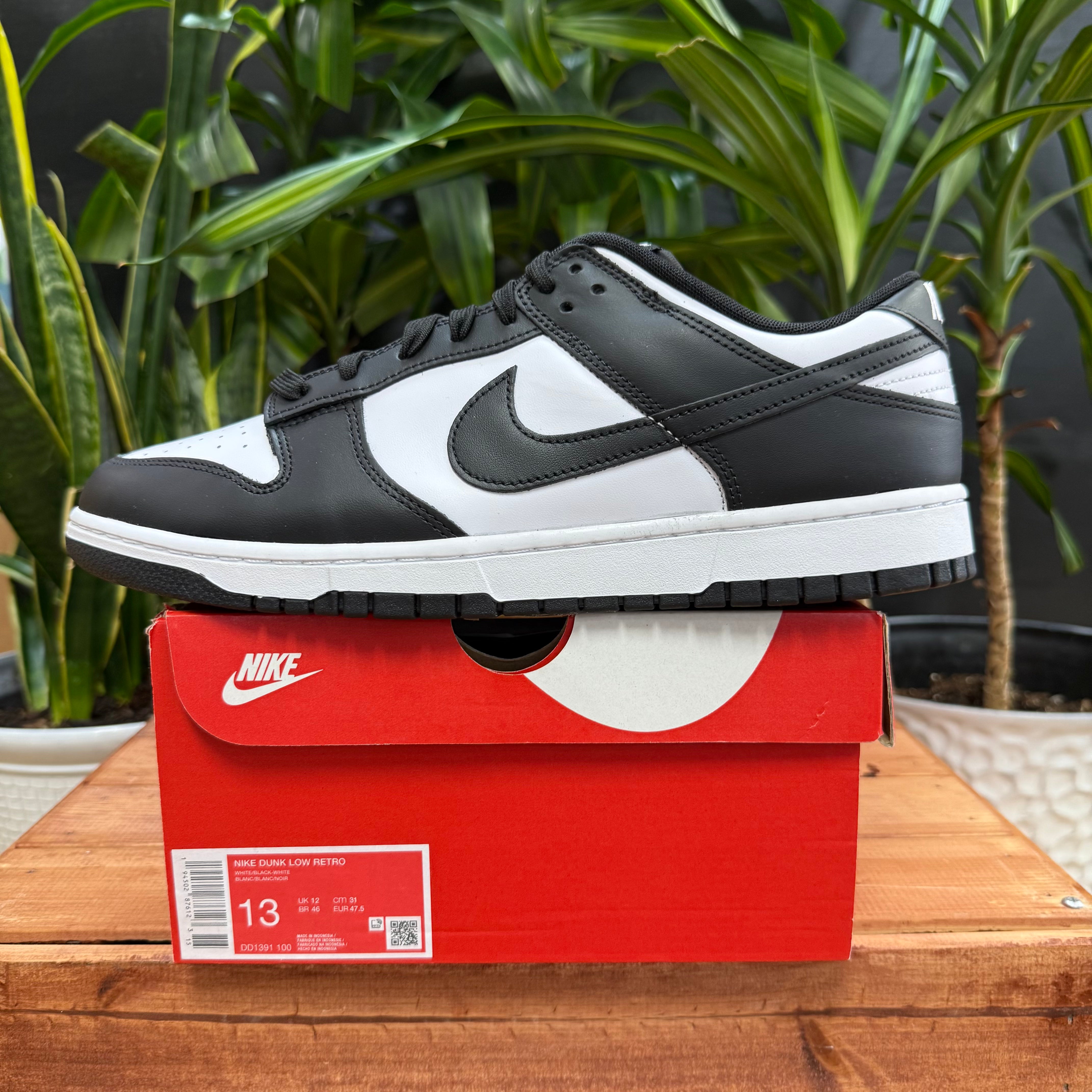 Nike Dunk Low Retro 'Panda', Mens 13, W14.5