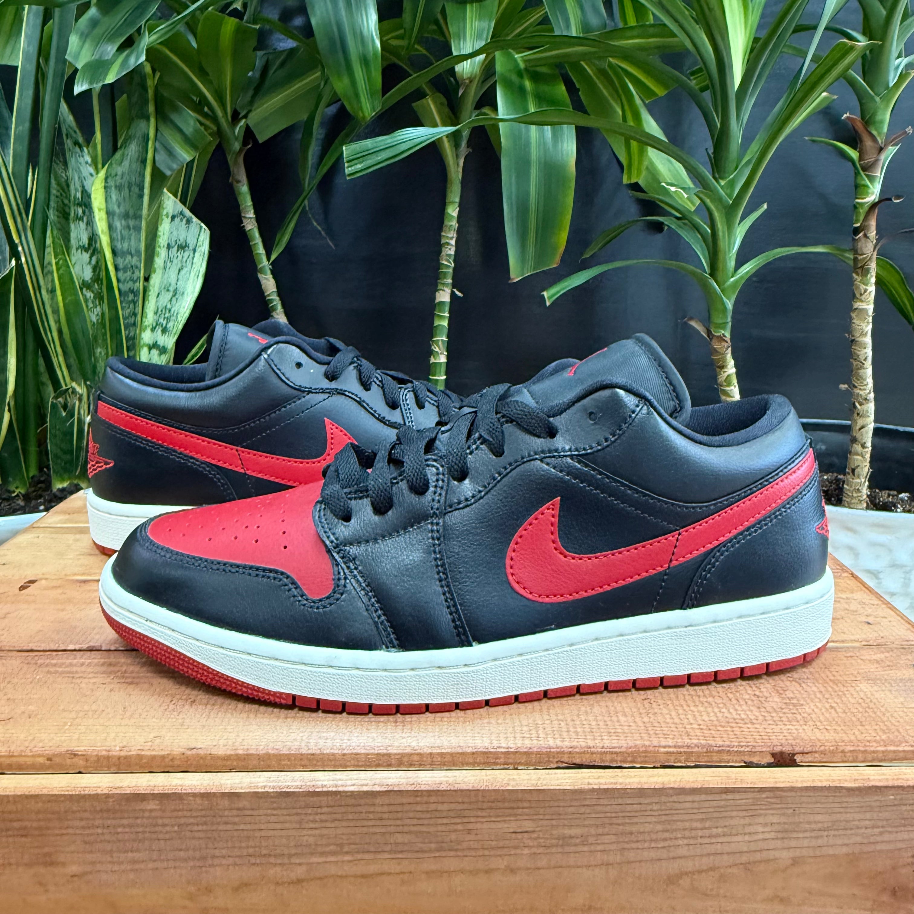 Nike  Air Jordan 1 Low 'Bred Sail', Mens 10.5, W12