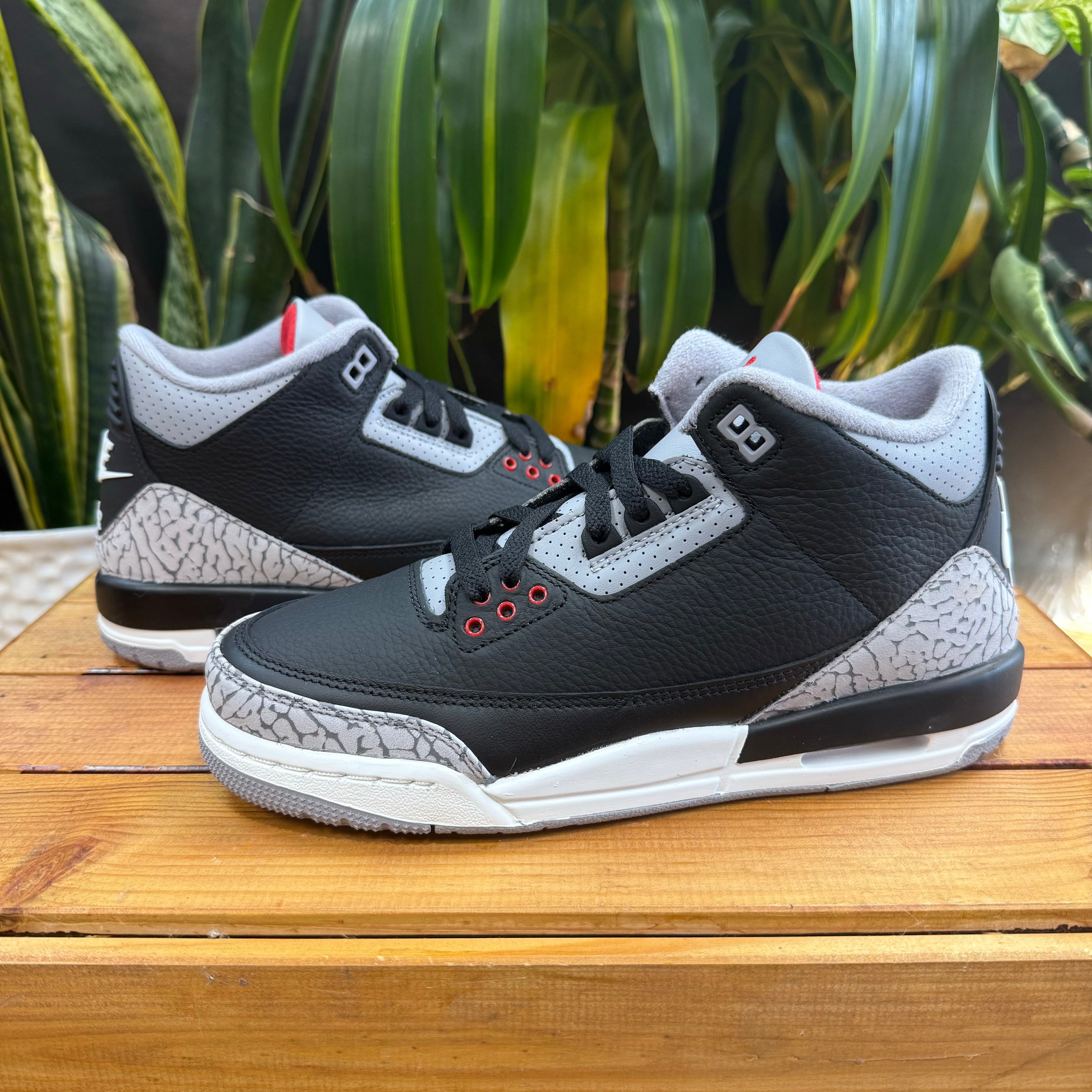 Jordan 3 Retro 'Black Cement', Mens 3, Womens 4.5