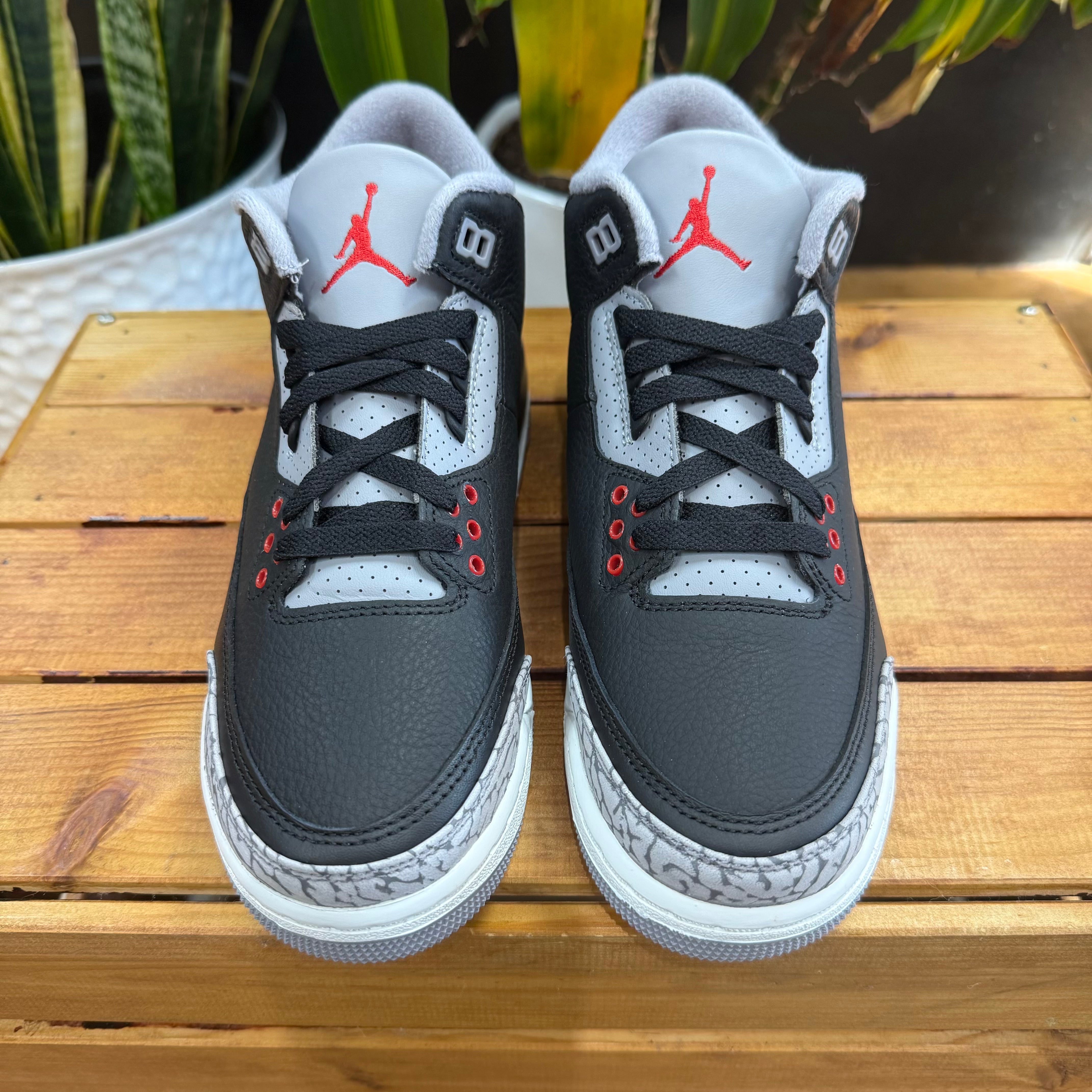 Jordan 3 Retro 'Black Cement', Mens 8, Womens 9.5