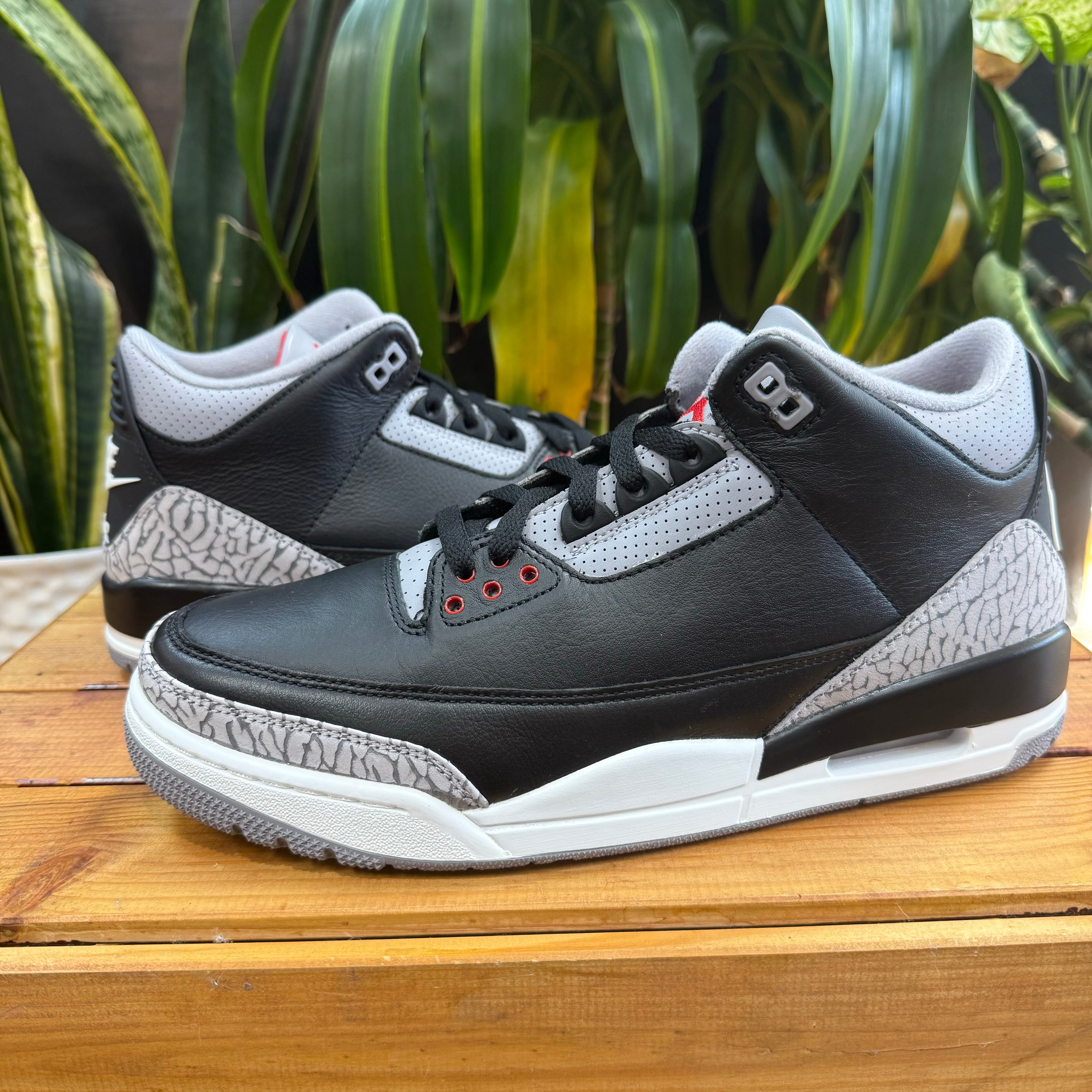 Jordan 3 Retro 'Black Cement', Mens 10.5, W12