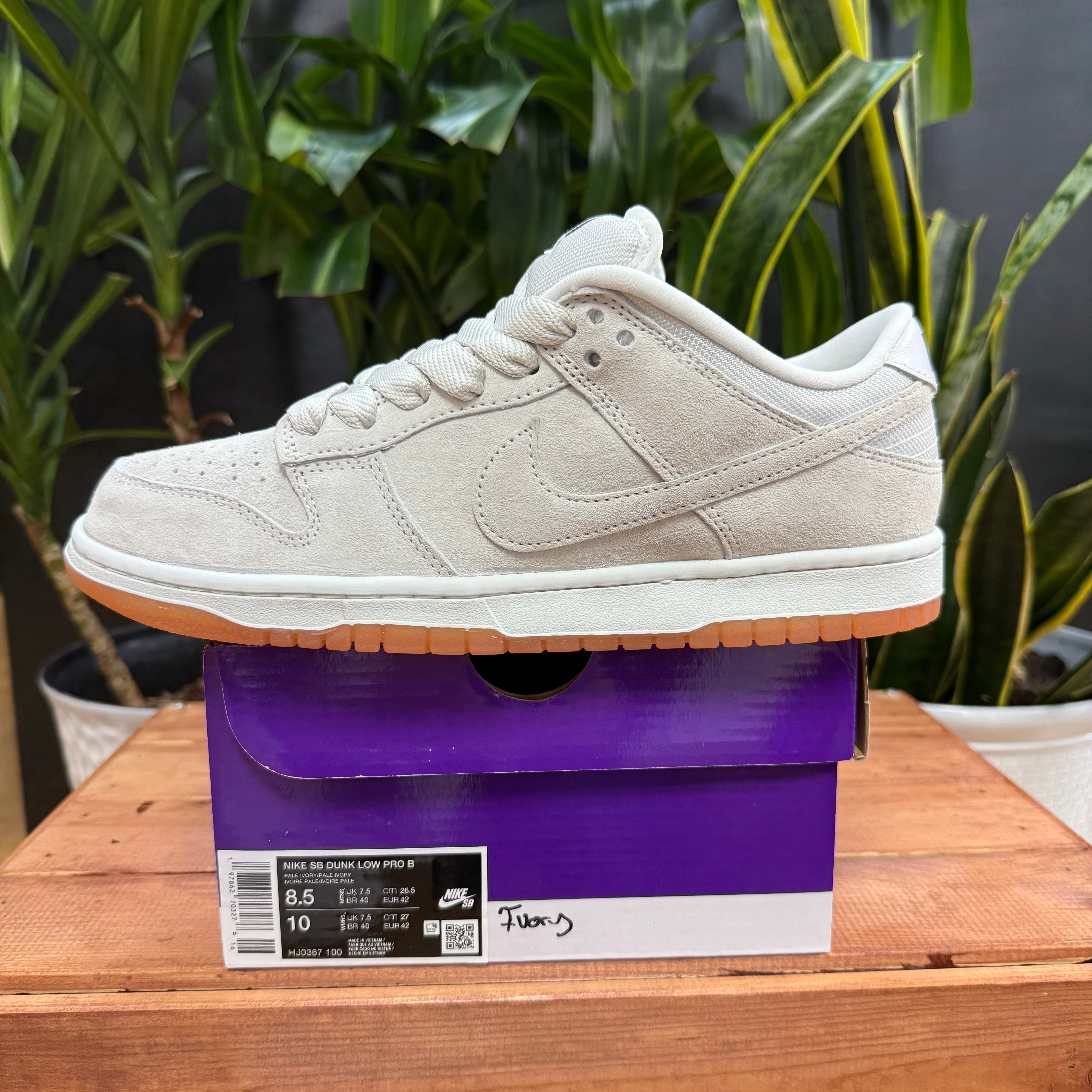 Nike Dunk Low SB Pro B 'Pale Ivory', Mens 8.5, W10