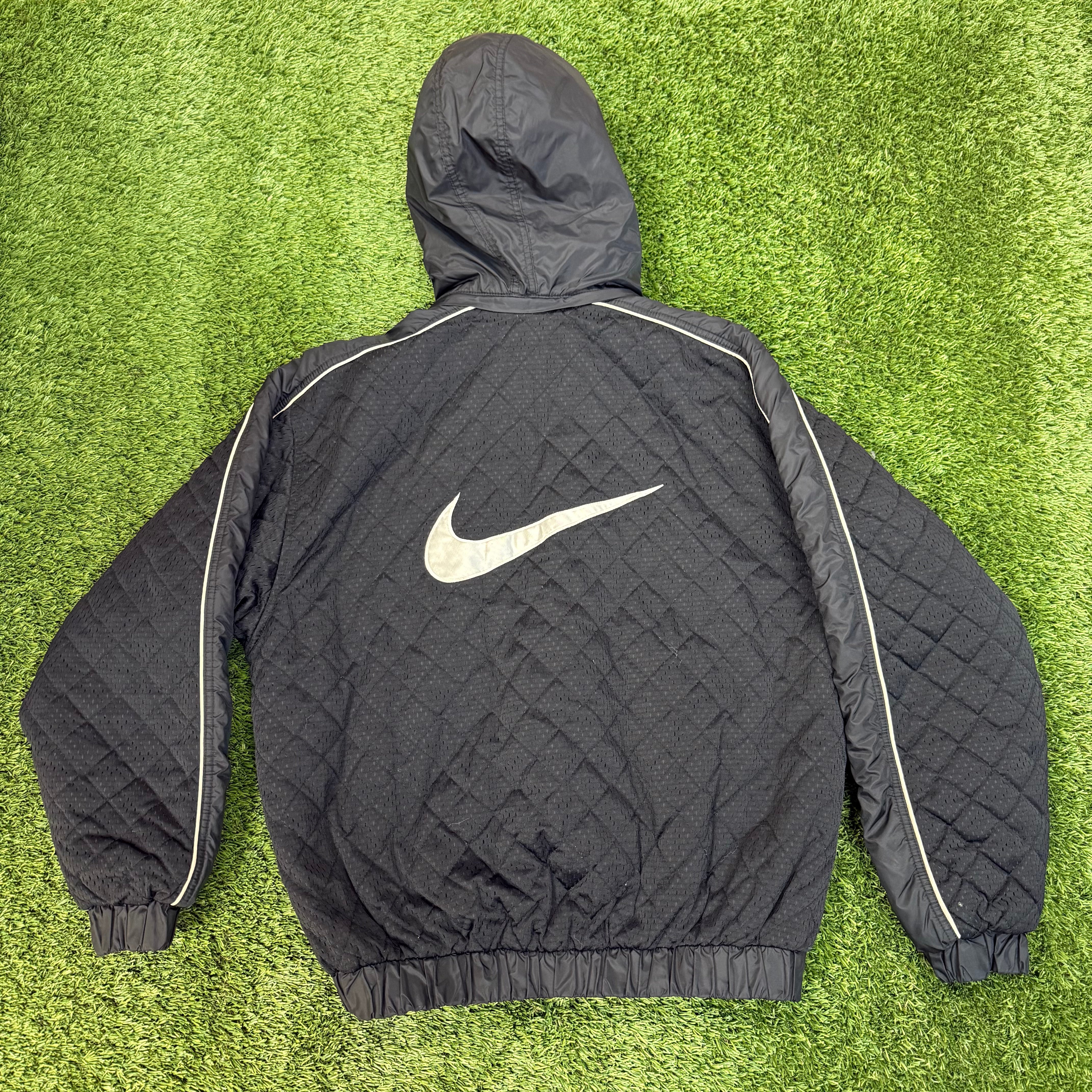 Nike Vintage Black Mesh Jacket, L