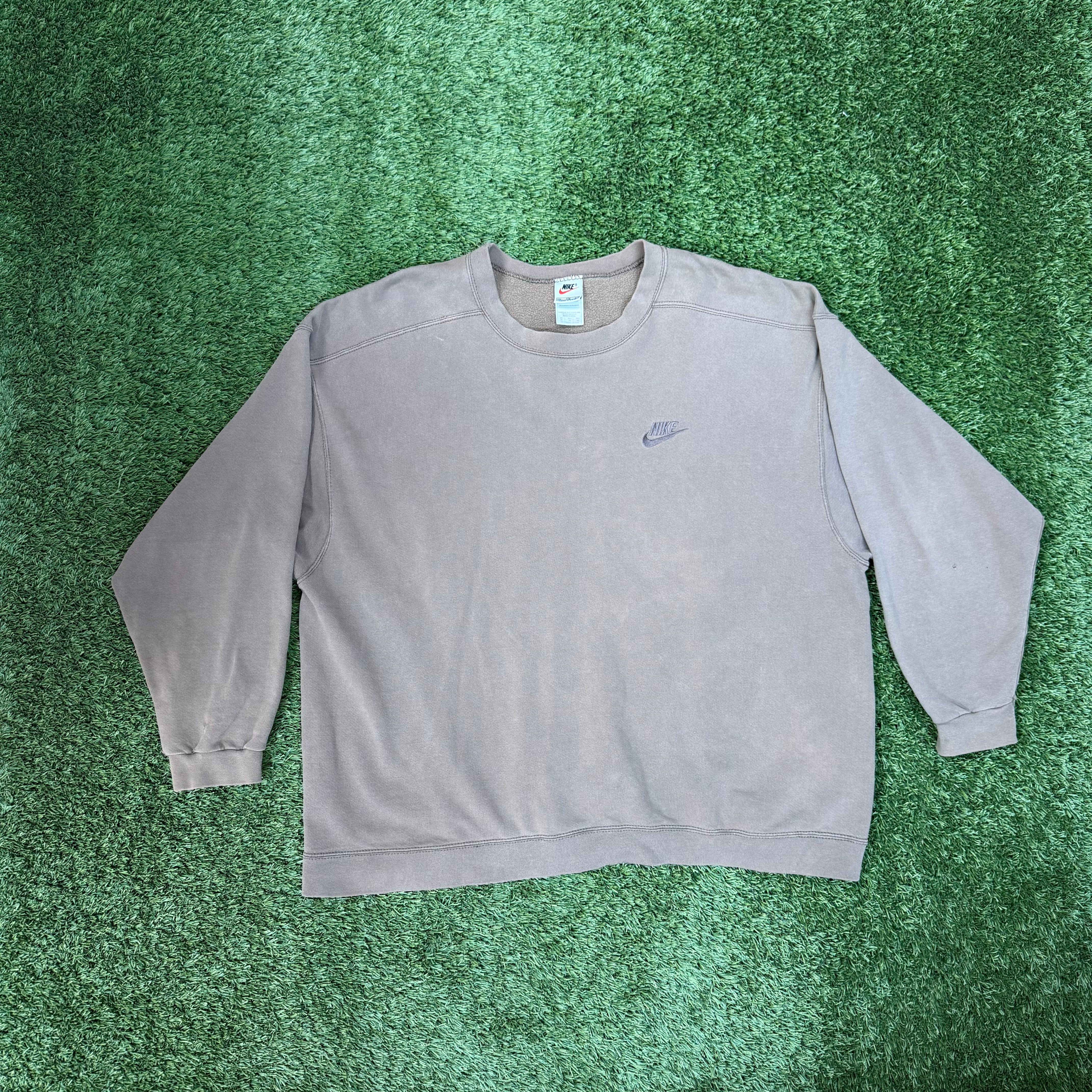 Nike Vintage Brown Crewneck, XXL