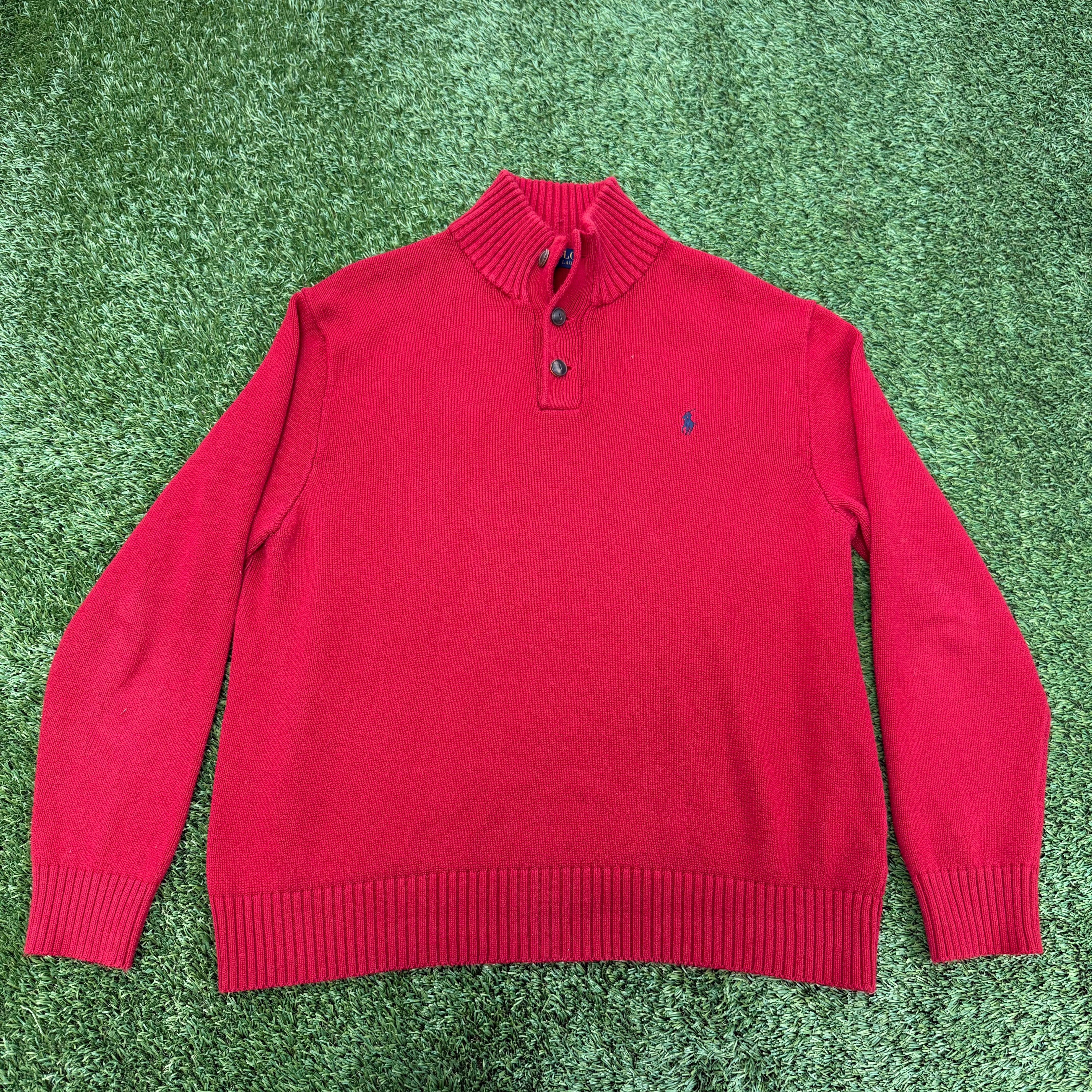 Vintage Polo Ralph Lauren Sweater, Red