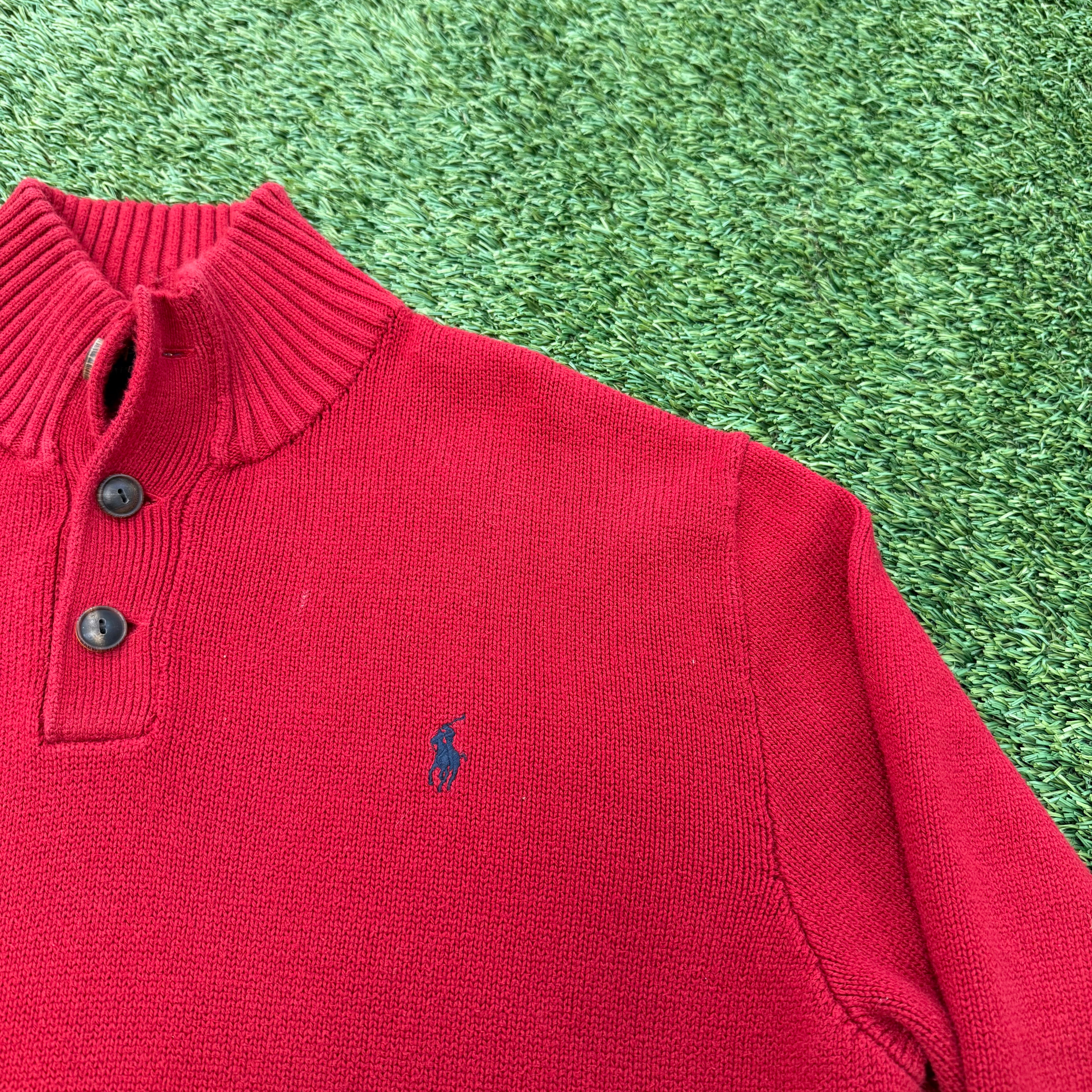 Vintage Polo Ralph Lauren Sweater, Red