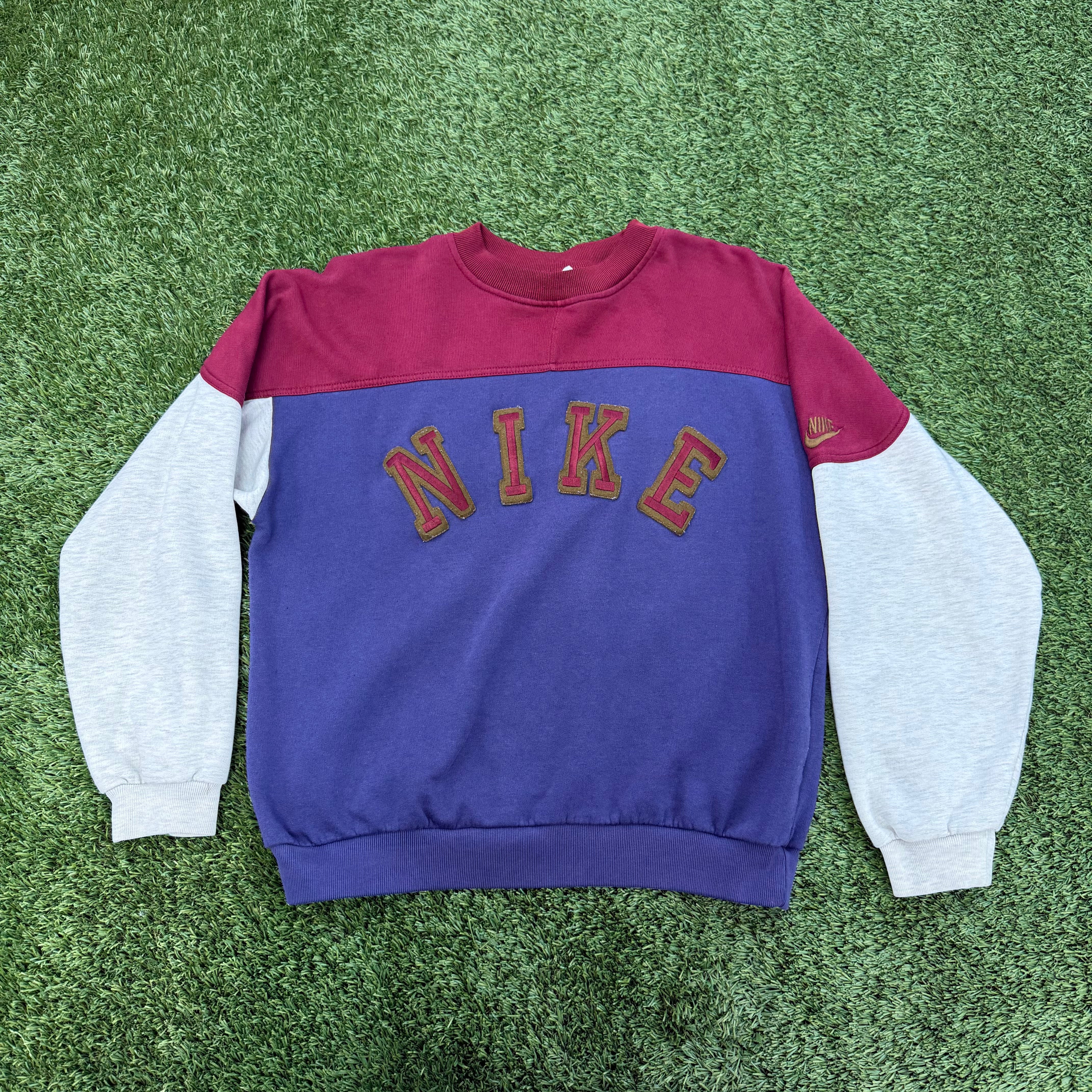 Nike Vintage Tri Colored Crewneck, M