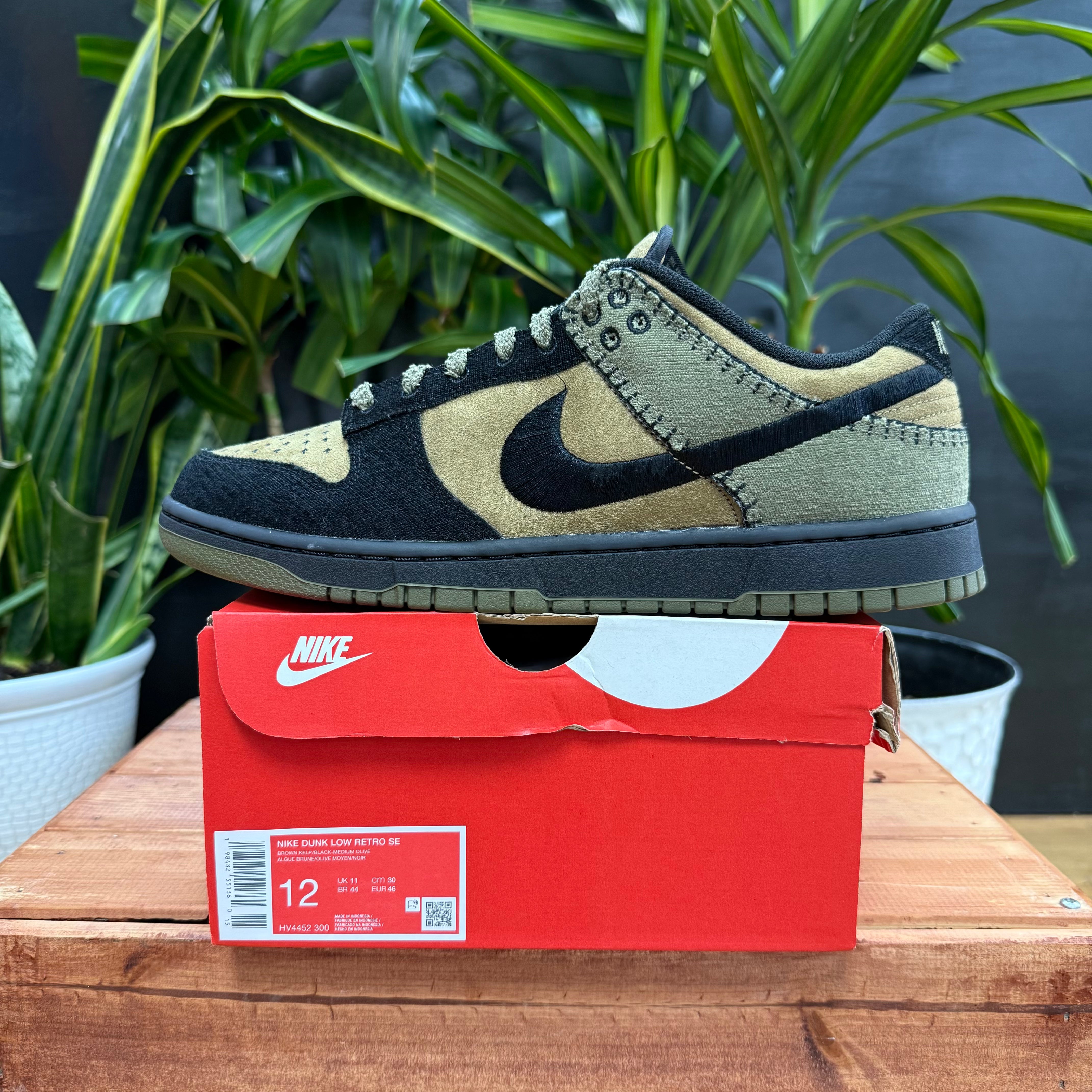 Nike Dunk Low Retro SE 'Frankenstein', Mens 12, W13.5