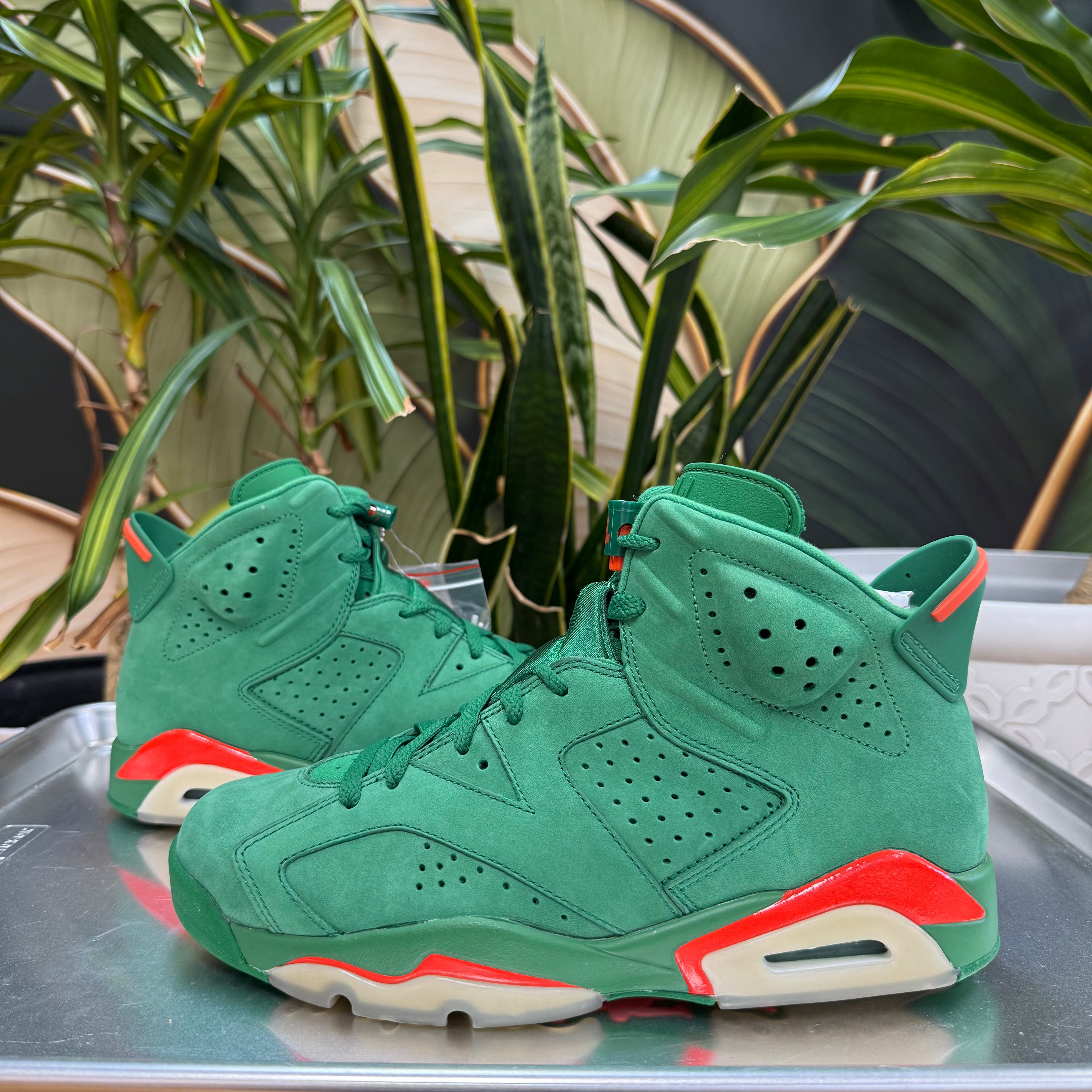 Jordan 6 Retro NRG 'Green Suede Gatorade'
