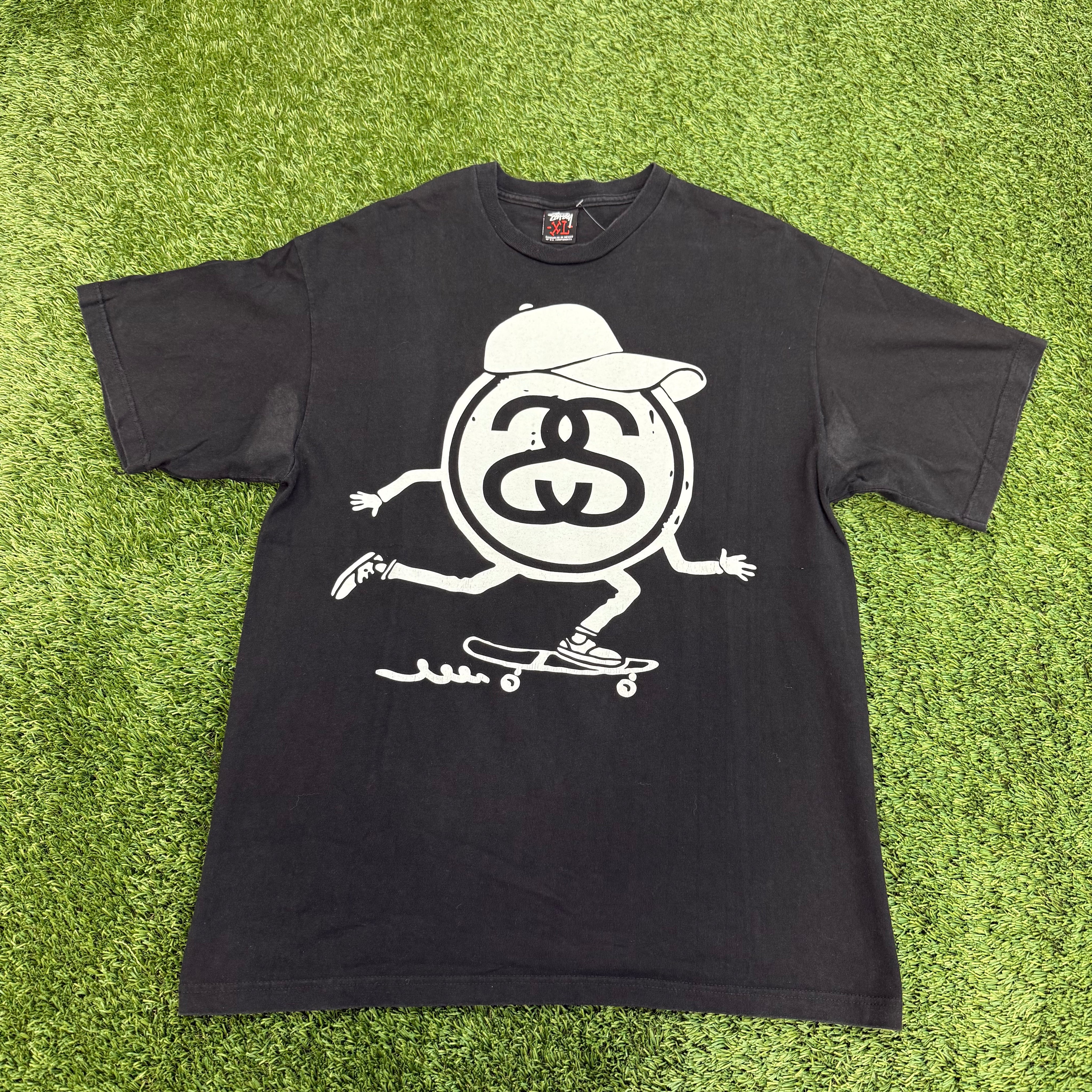 Vintage Stussy Skateboarding Graphic Shirt, XL