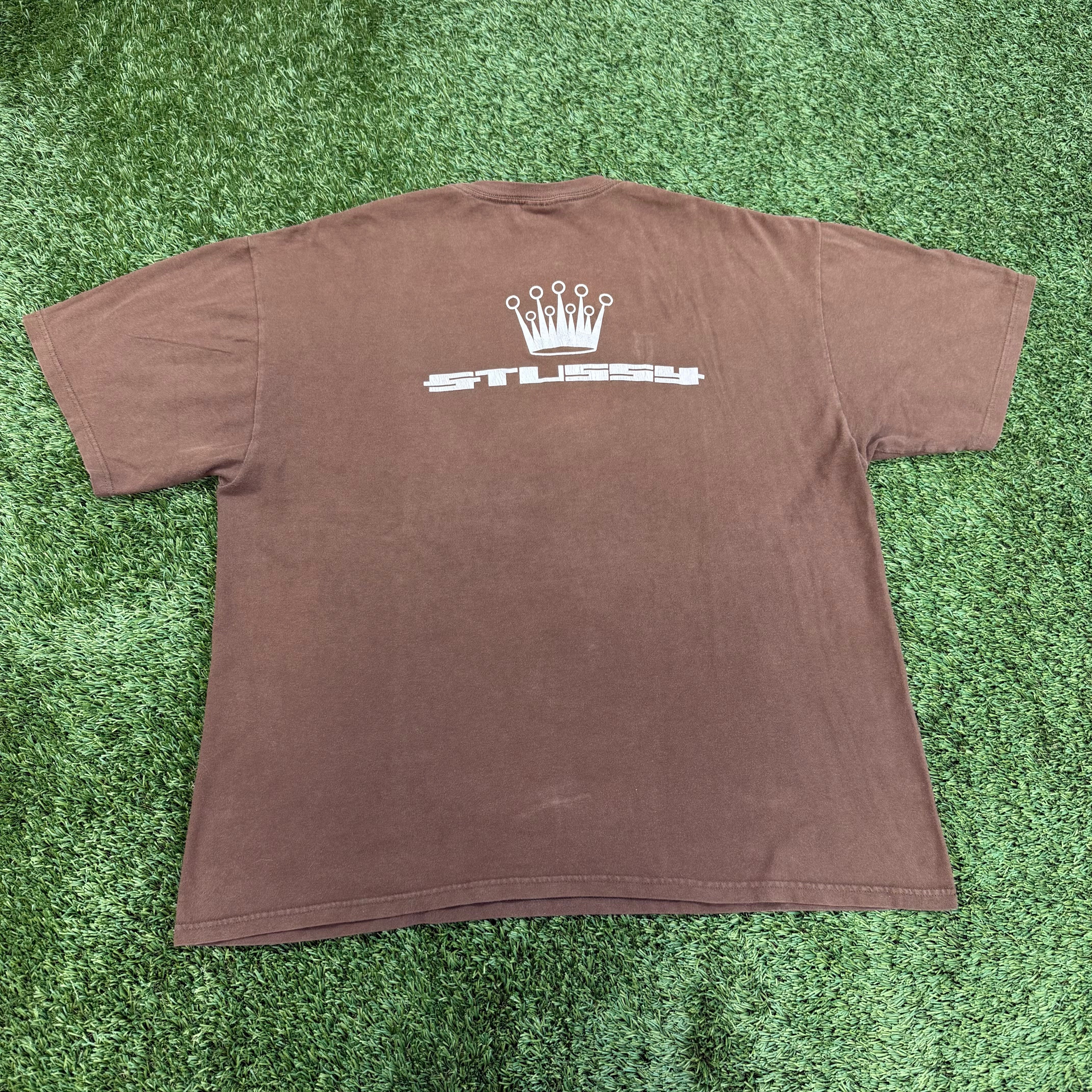 Vintage Stussy Brown Shirt, XL