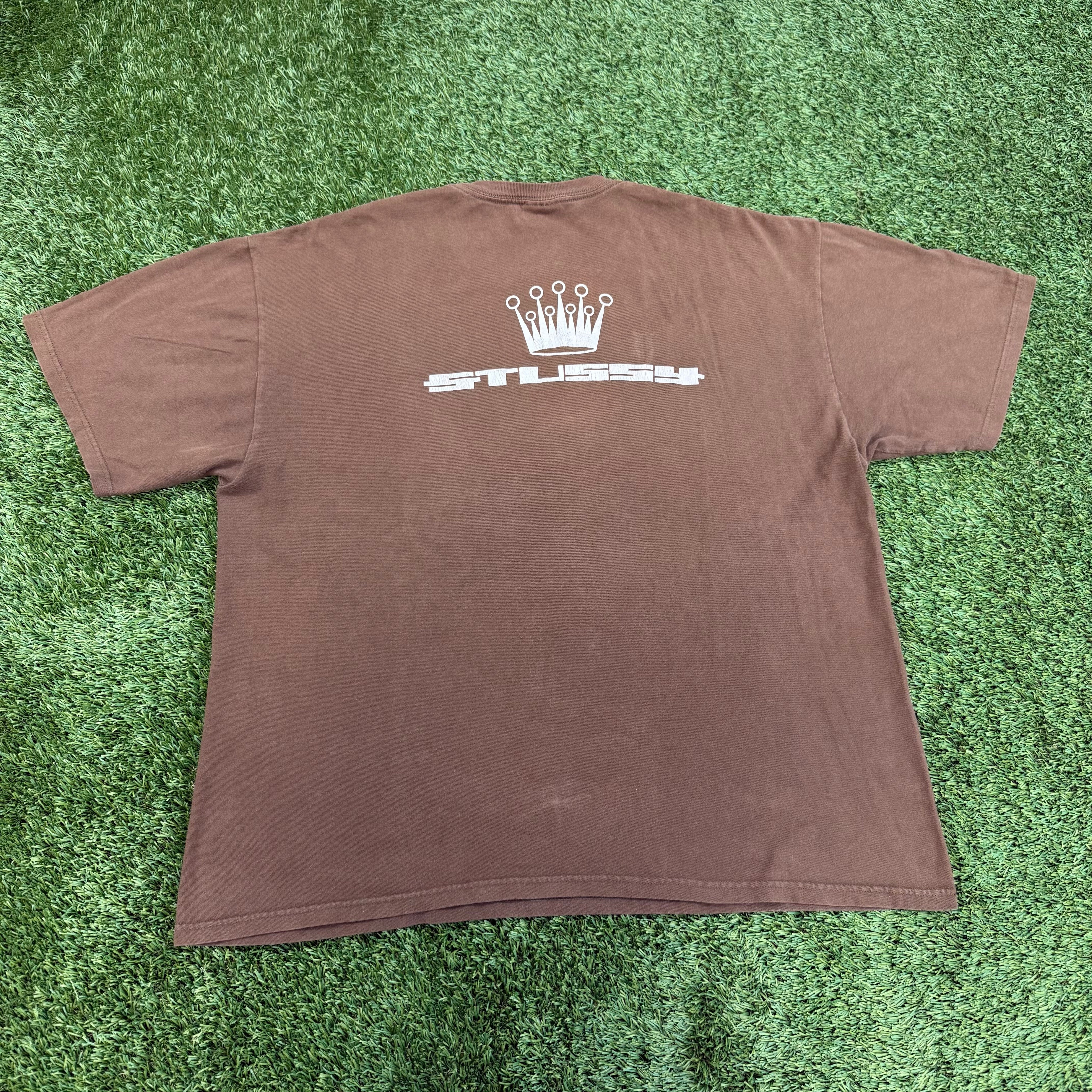 Vintage Stussy Brown Shirt, XL