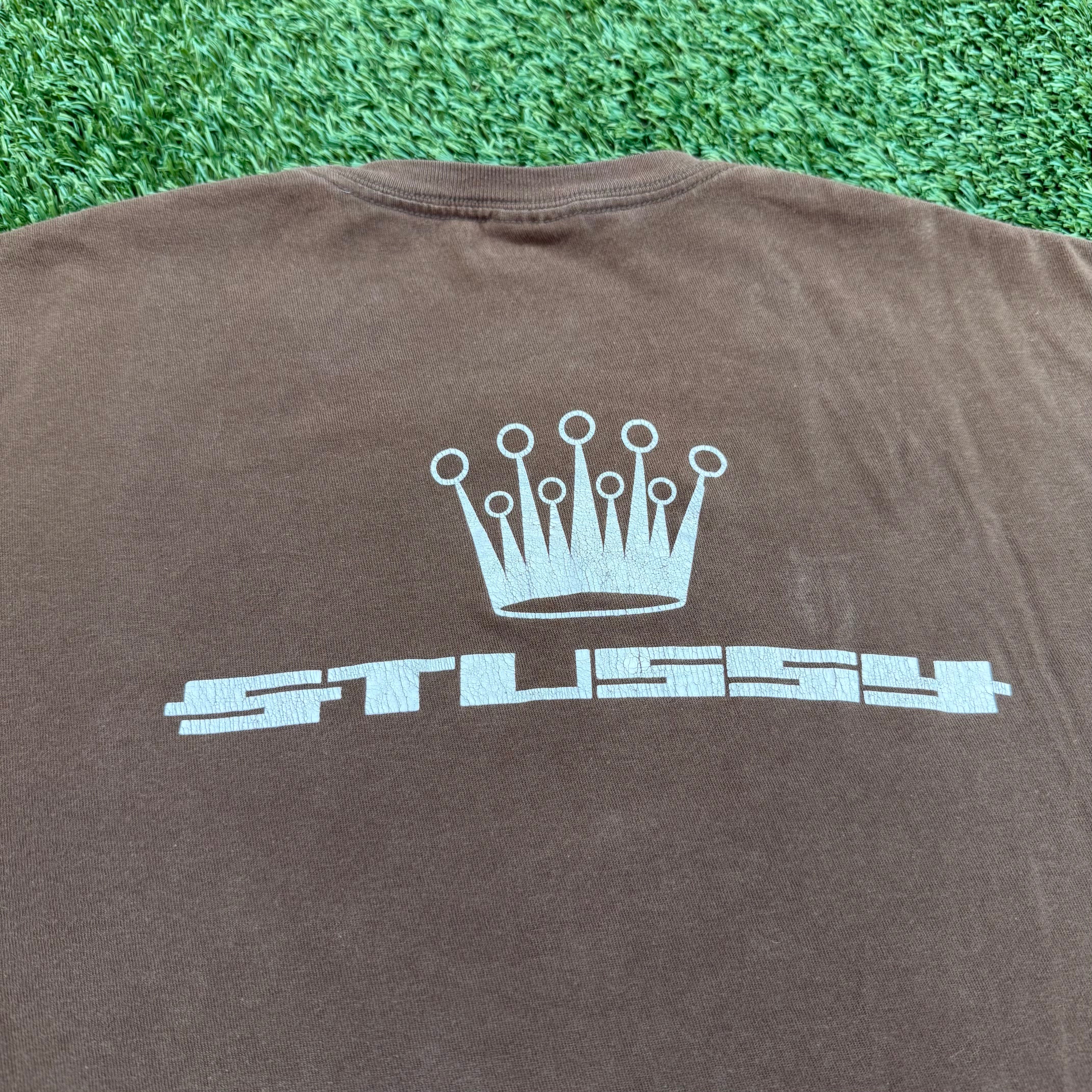 Vintage Stussy Brown Shirt, XL