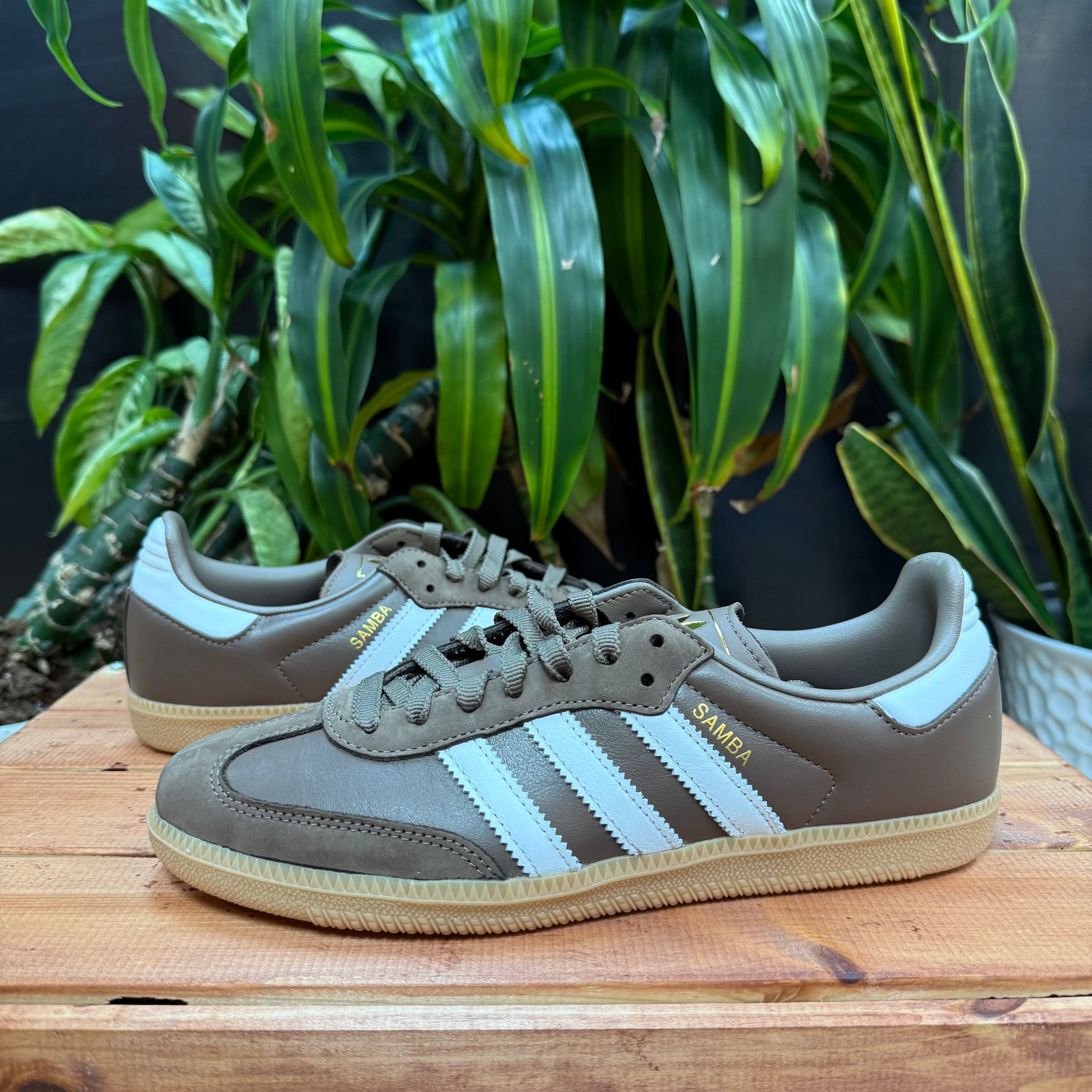 Adidas Samba OG Earth Strata Gum, Mens 7, W8.5