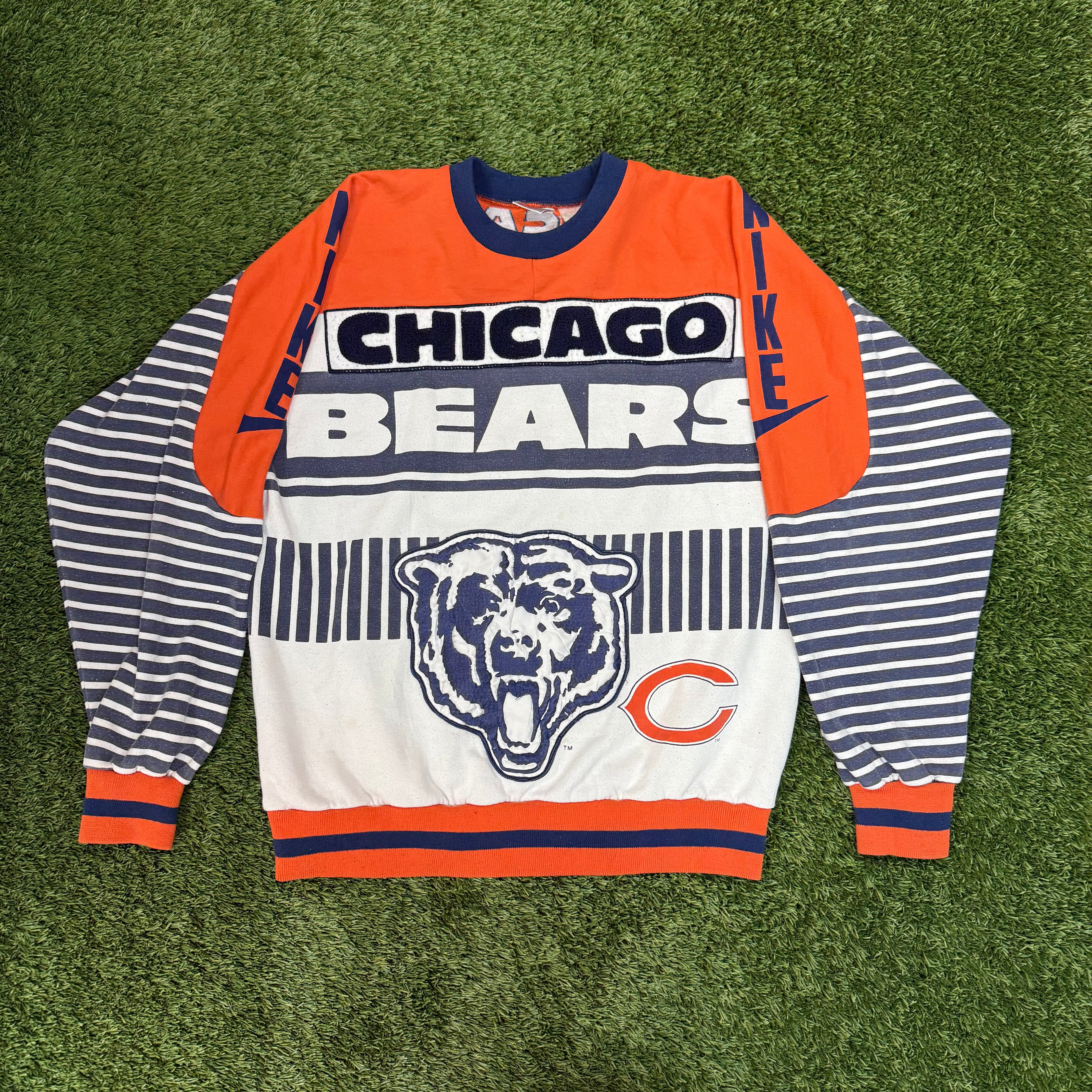 Nike Vintage 90’s Chicago Bears Crewneck AOP Michael Jordan