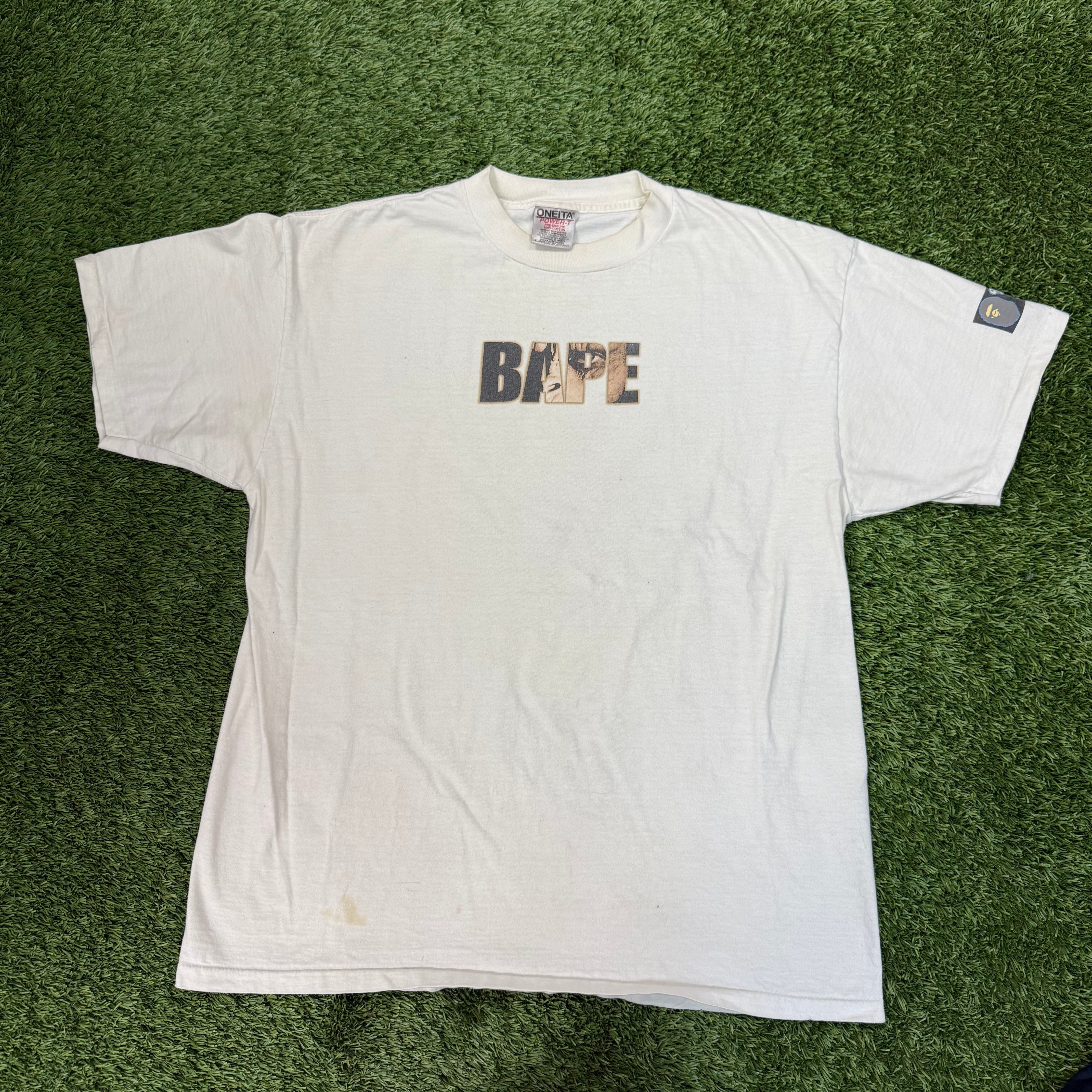 Vintage 90's Bape x Stash Graphic T Shirt, XL