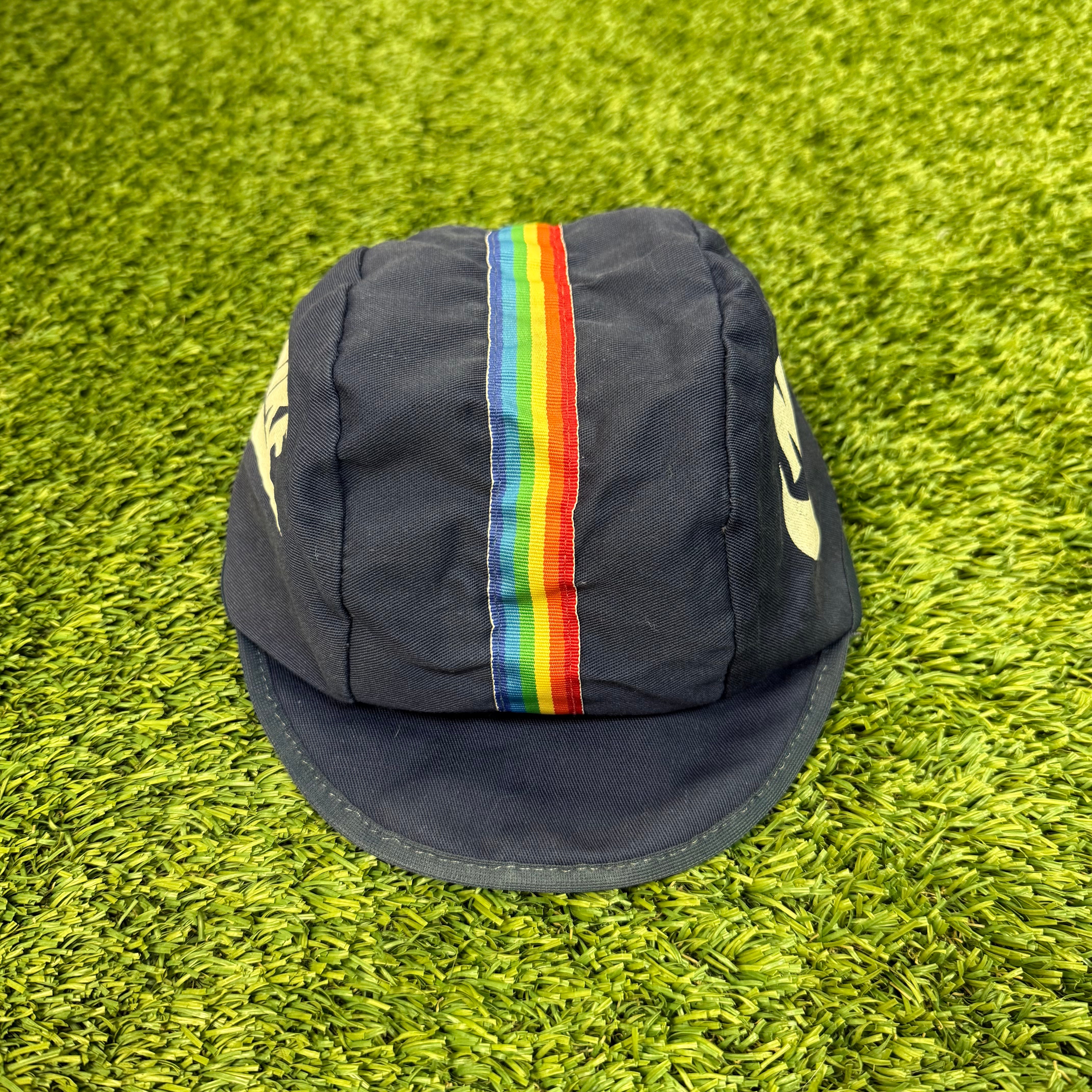 Nike Vintage 1980s Rainbow Cycling Cap
