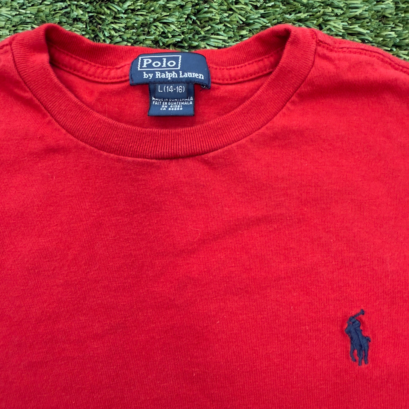 Vintage Polo Ralph Lauren Red Short Sleeve, XS
