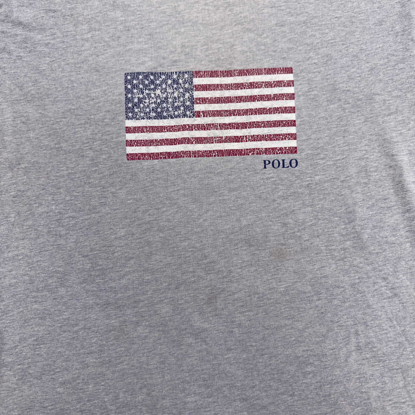 Vintage Polo Sport American Flag Short Sleeve, M