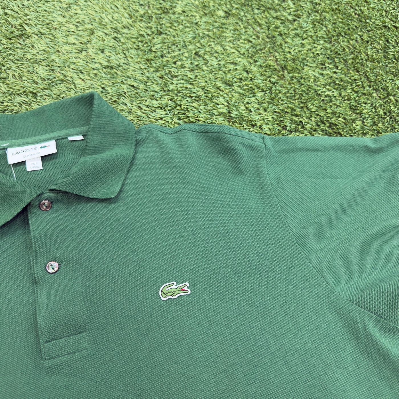 Vintage Lacoste Polo, Green, XXL