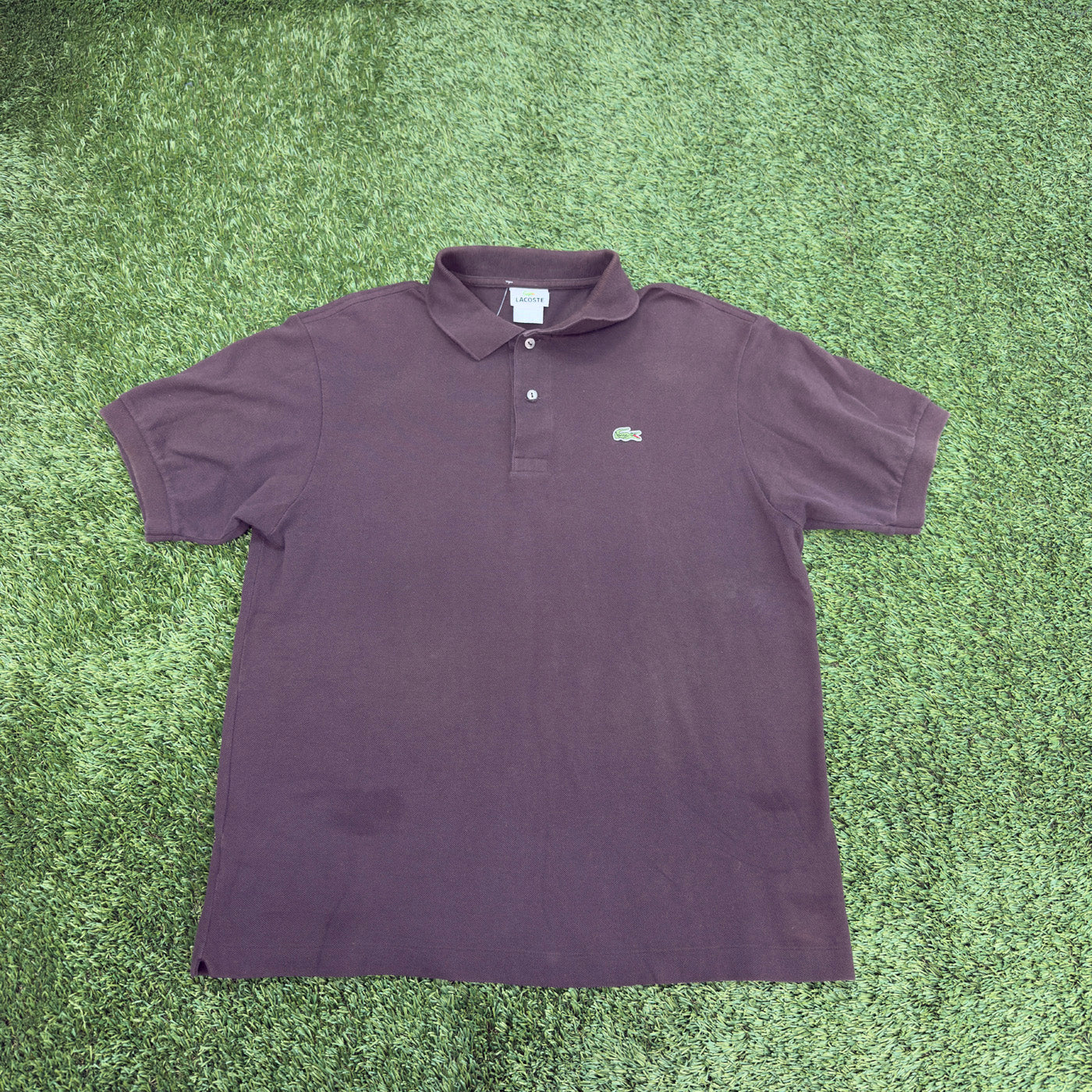 Vintage Lacoste Polo, Brown L