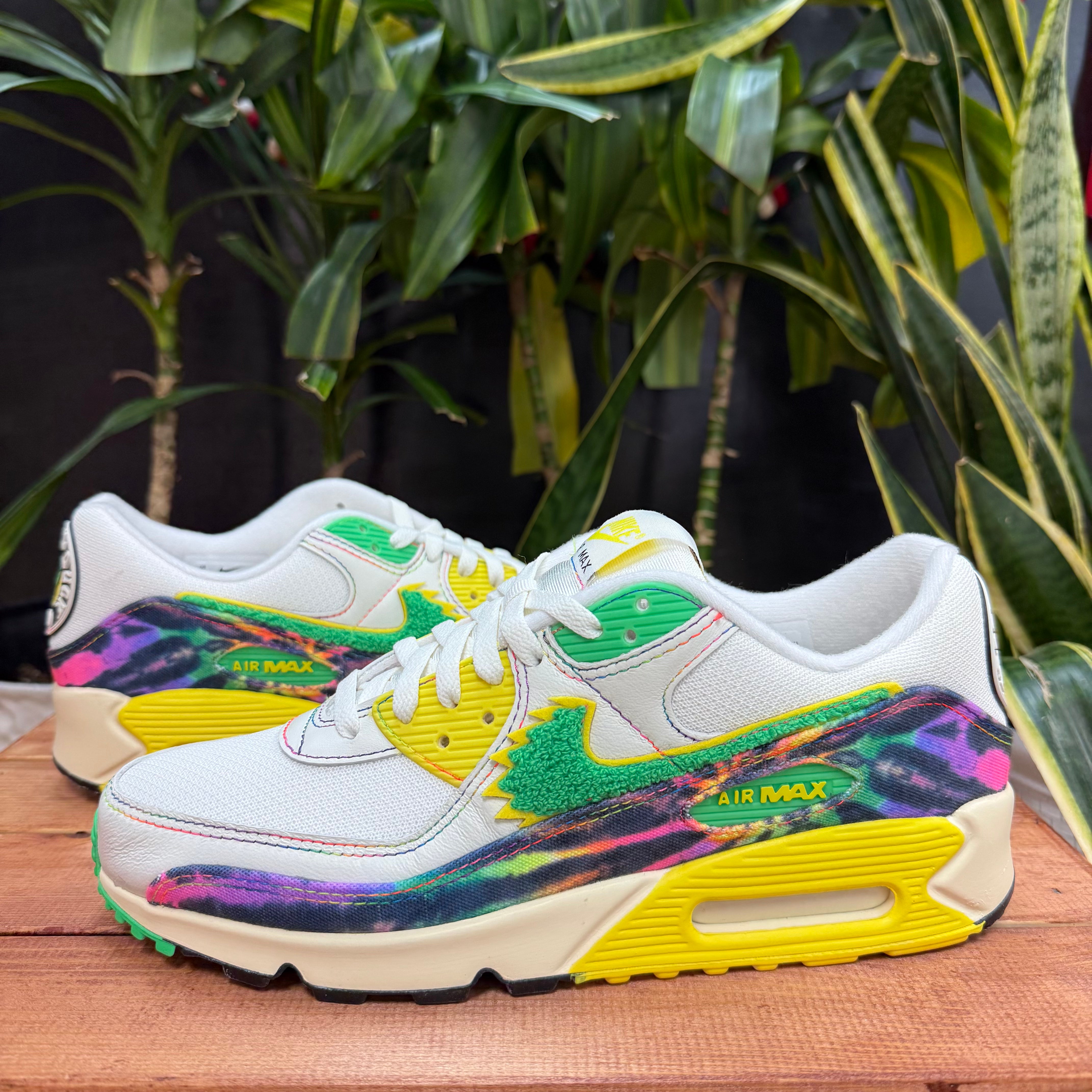 Nike Air Max 90 Grateful Dead University of Oregon Grateful Ducks, Mens 10