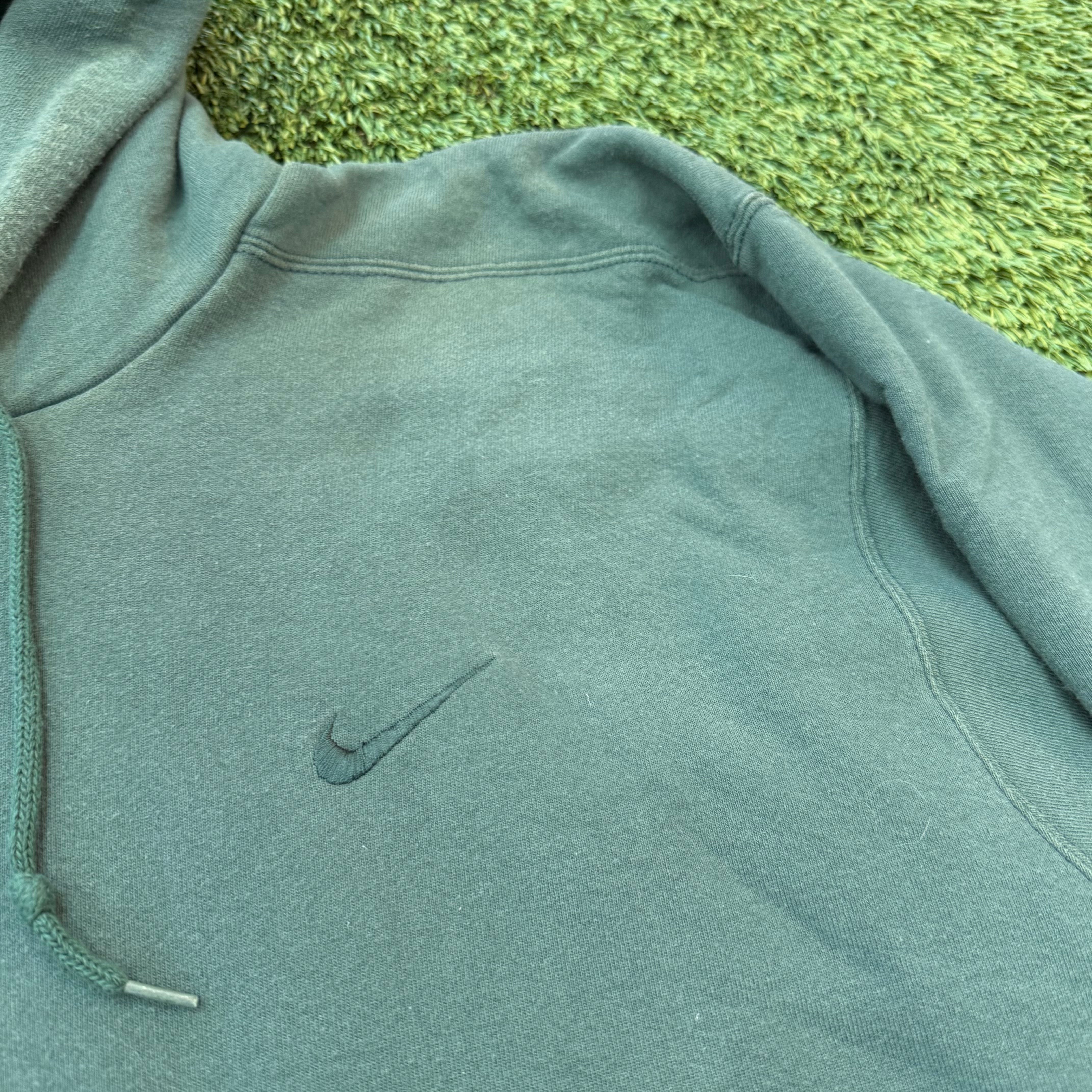 Nike Vintage Made in USA Green Hoodie, XL