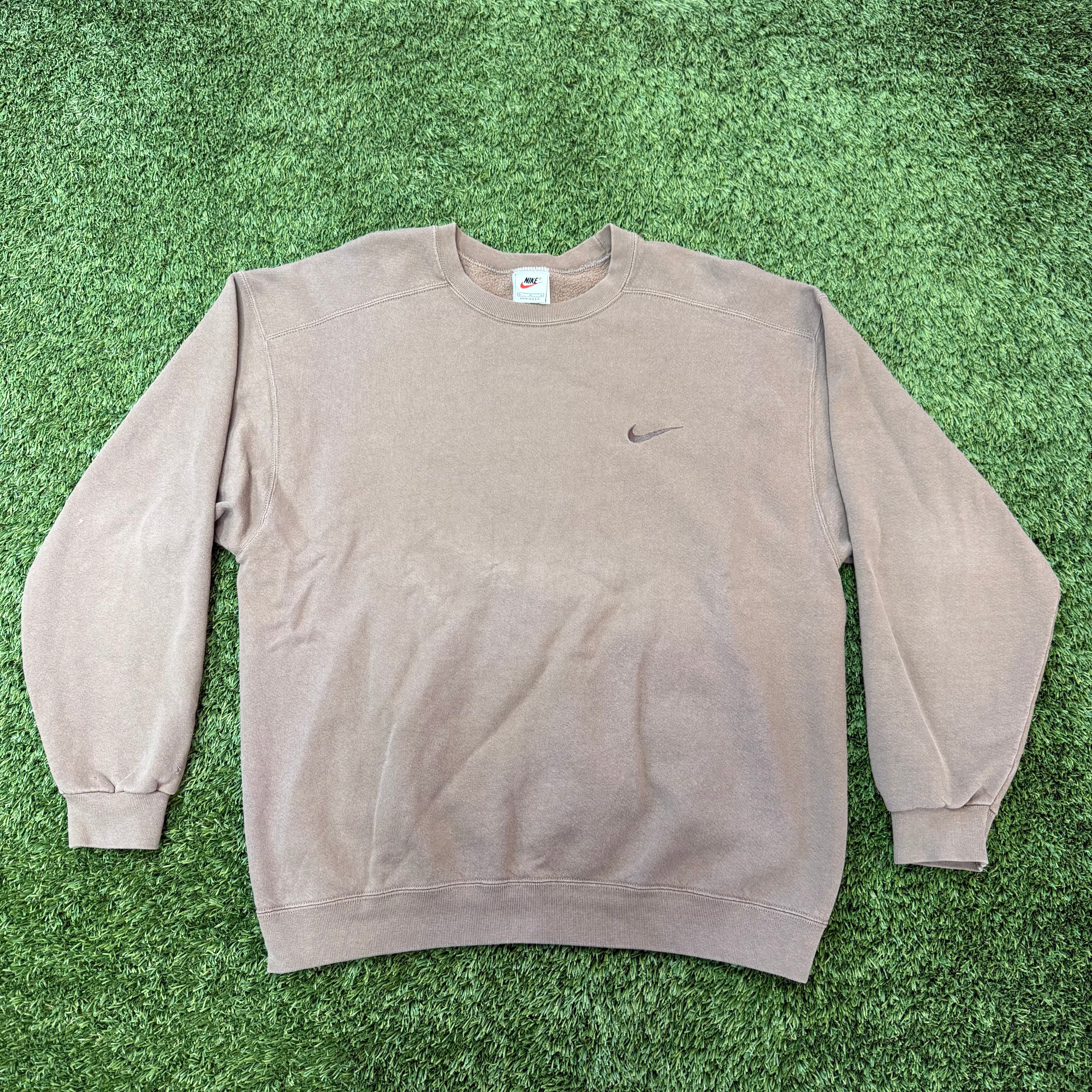 Nike Vintage Brown Crewneck, L